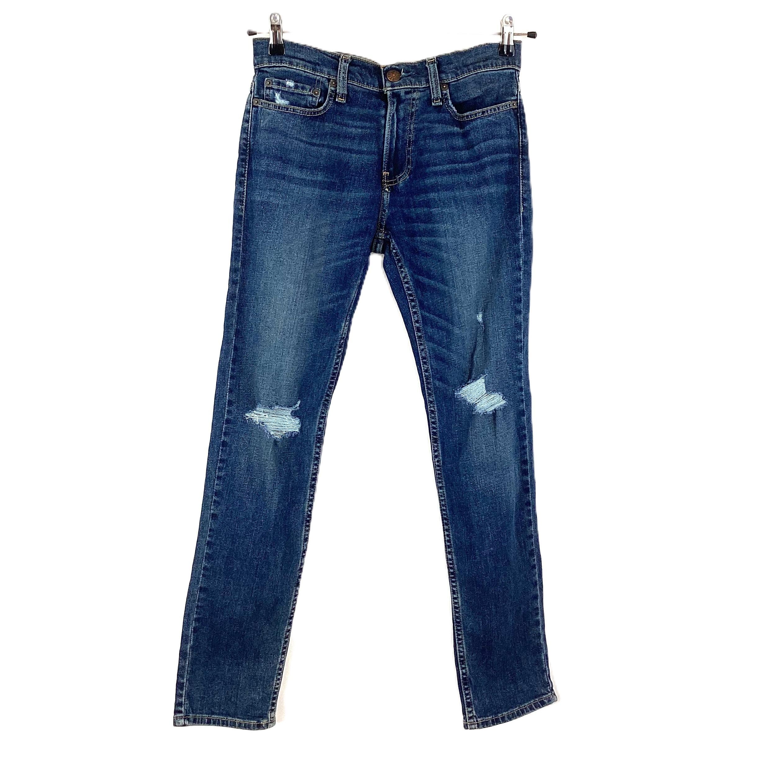 Hollister knee ripped jeans clearance