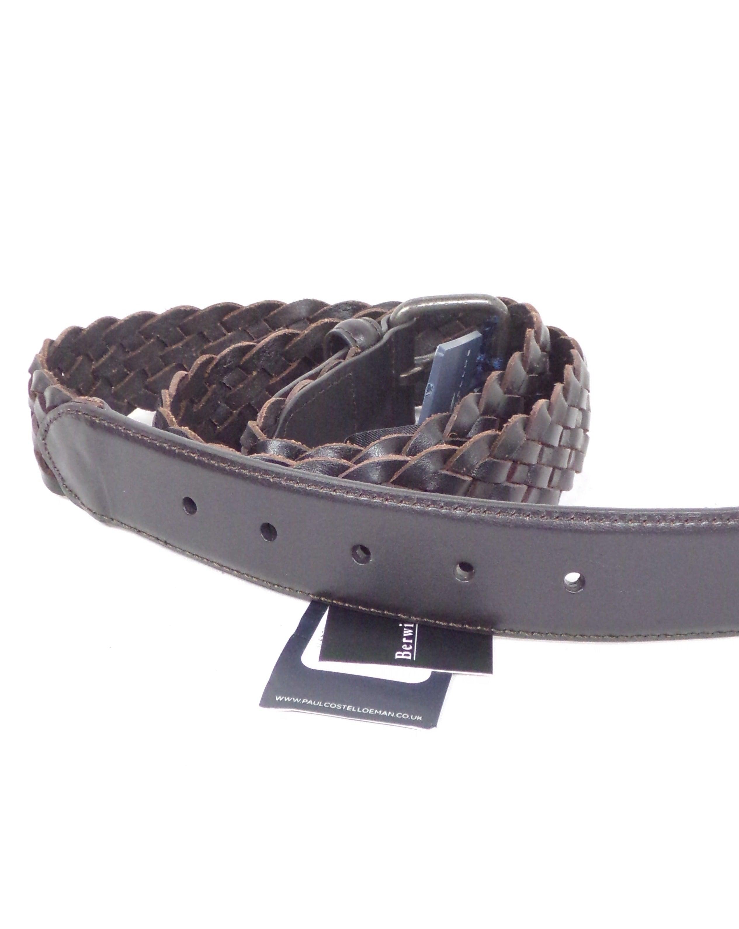 Jeff Banks, Men's Set of 2 Leather Belts