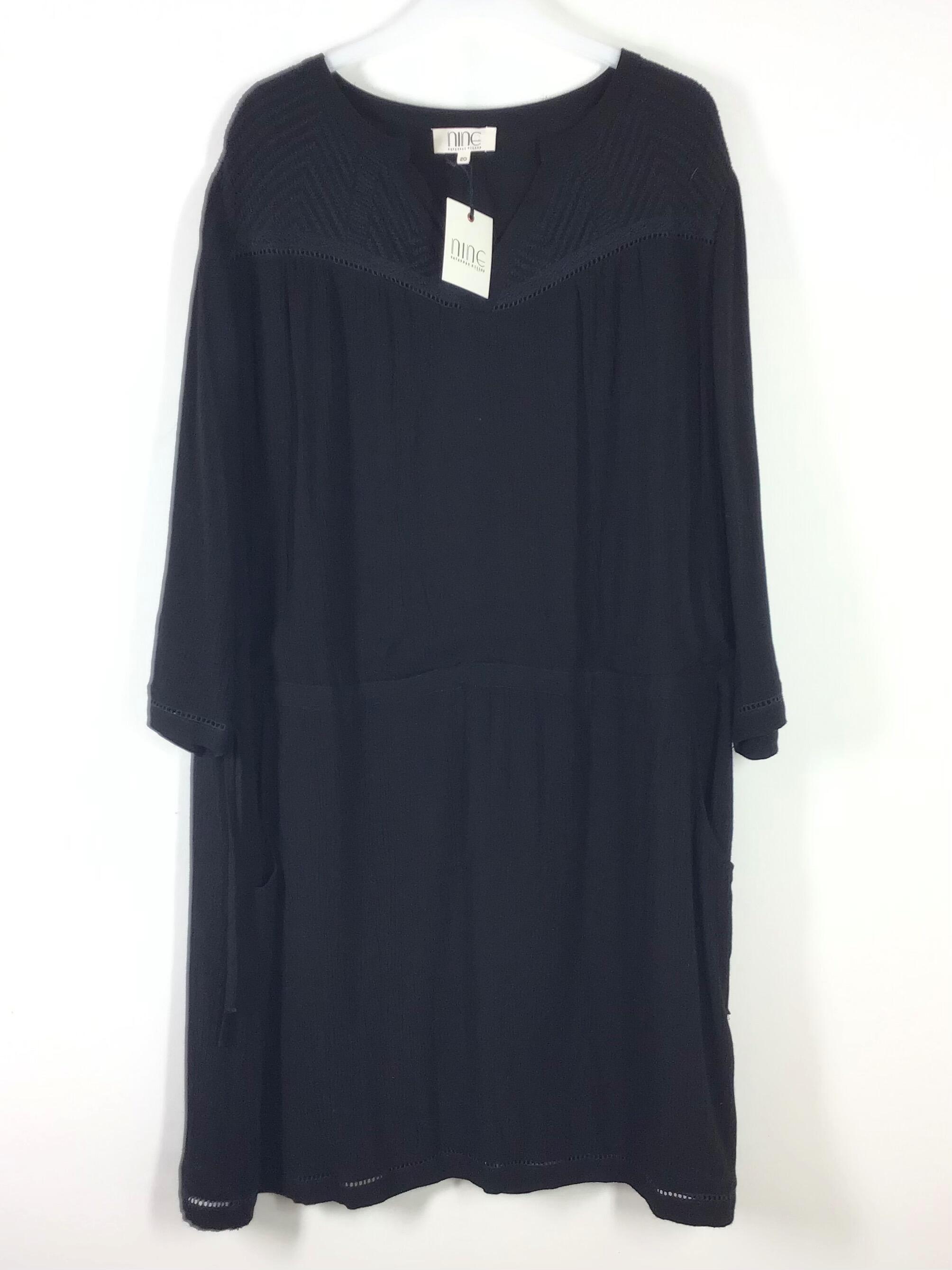 Nine Savannah Miller Black Dress UK 20