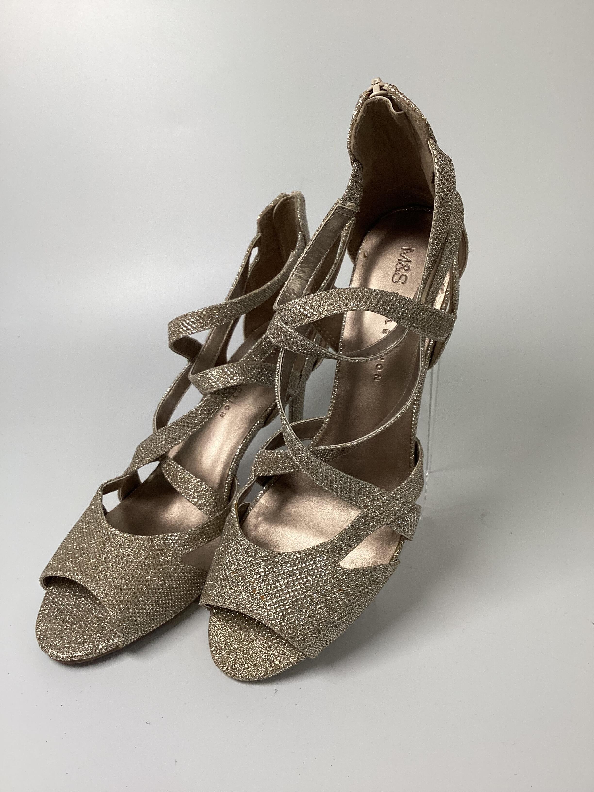 Metallic heels uk hotsell