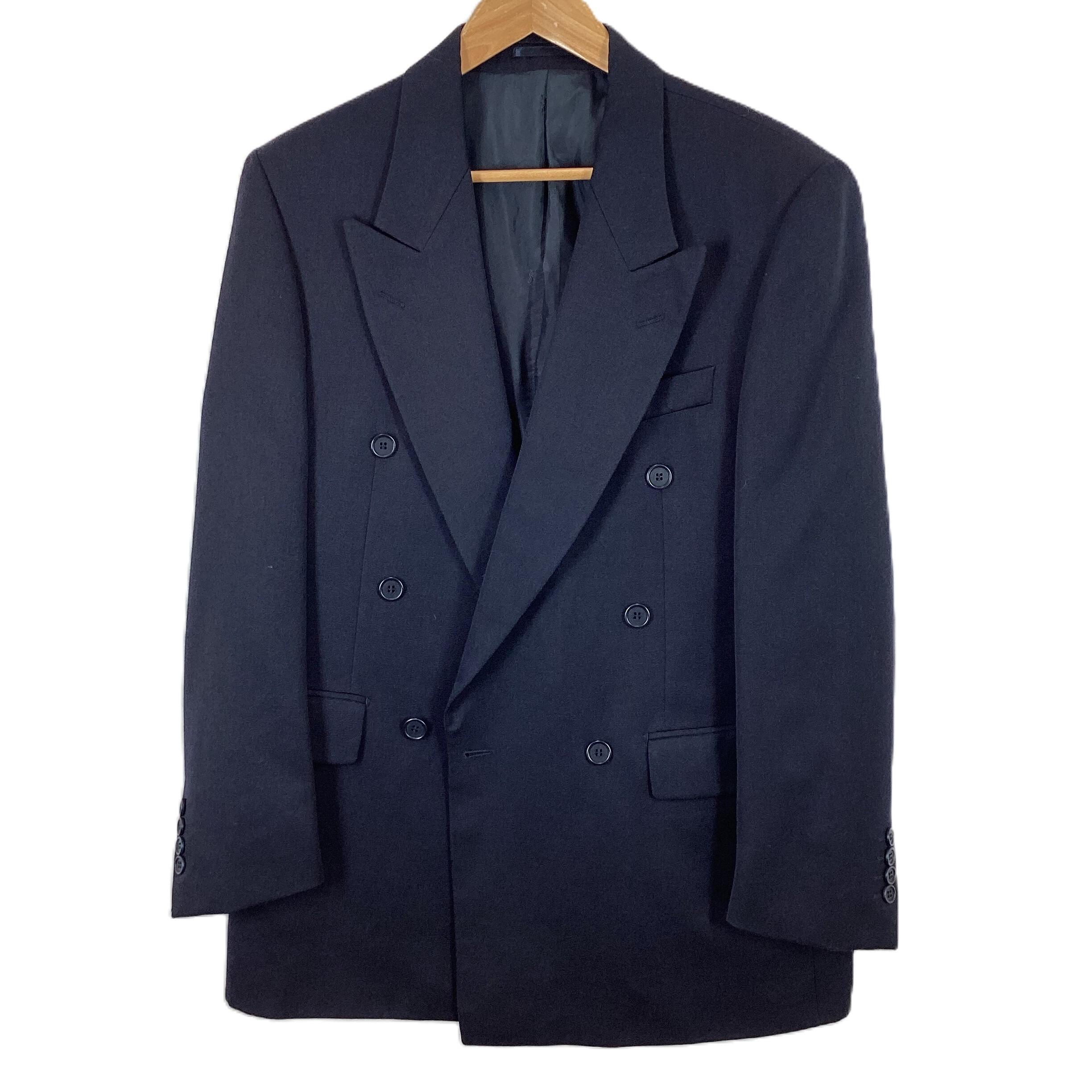 Yves Saint Laurent YSL Double Breasted Blazer store Jacket 44R Navy Wool Sailing