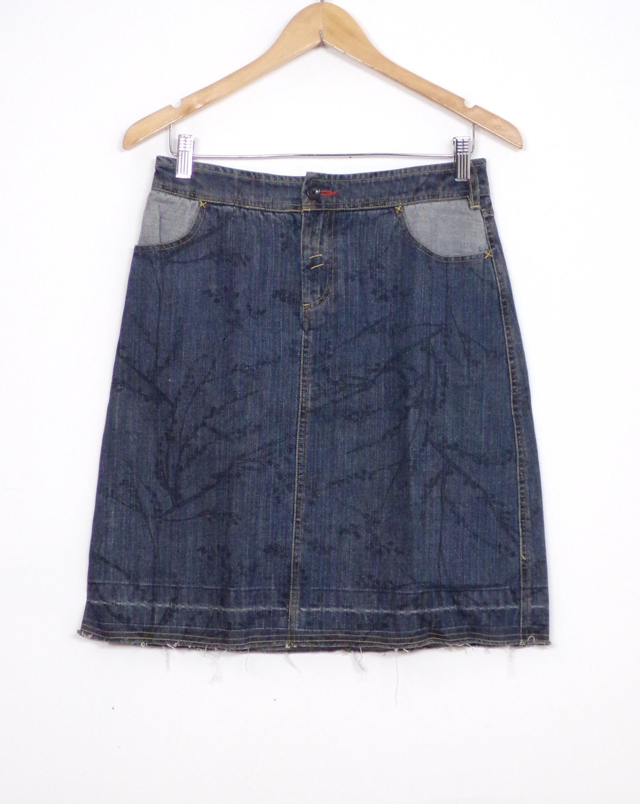 Marley White Denim Distressed Mini Skirt – Catwalk Clothing | Womens  Clothing and Dresses