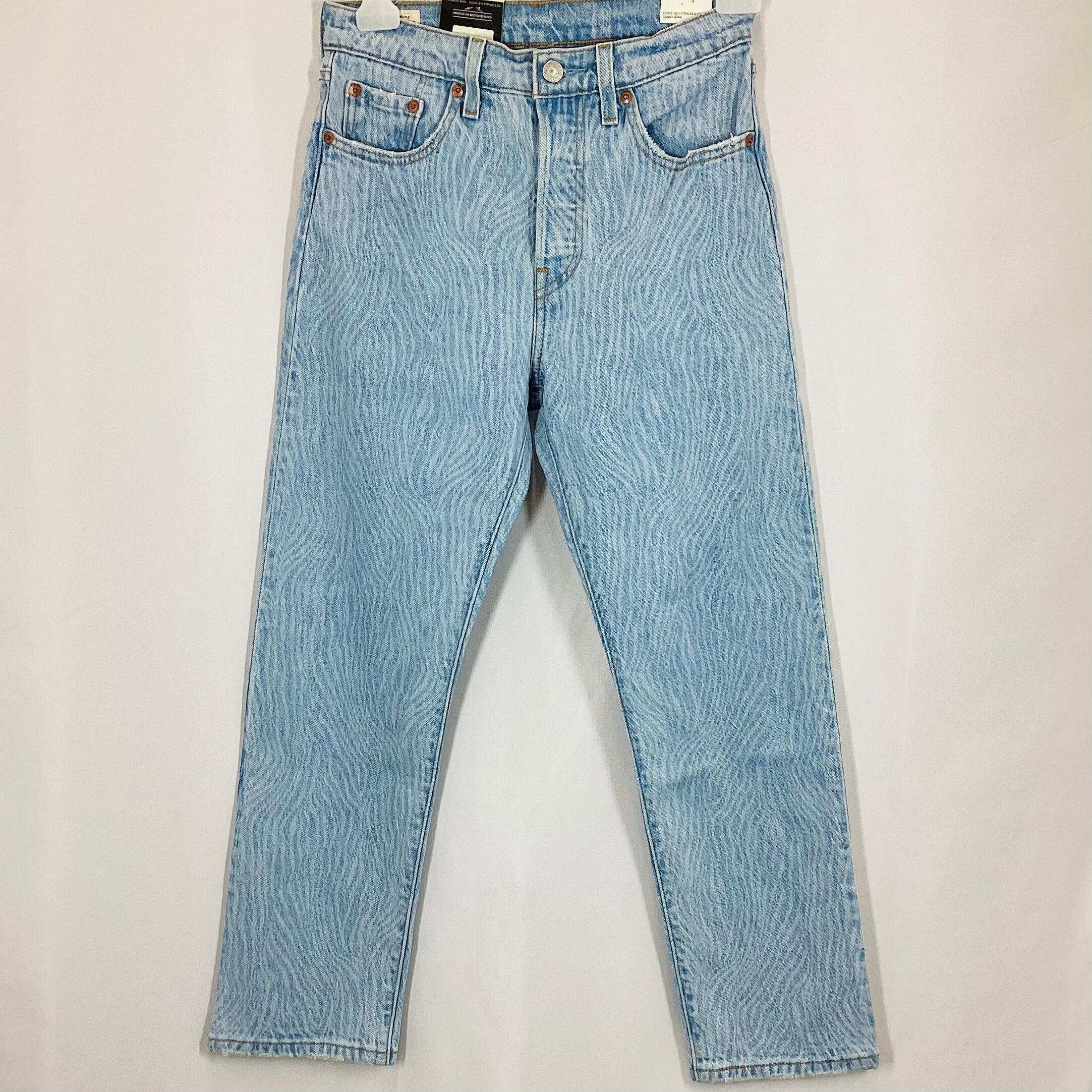 Levi's 501 faded best sale blue