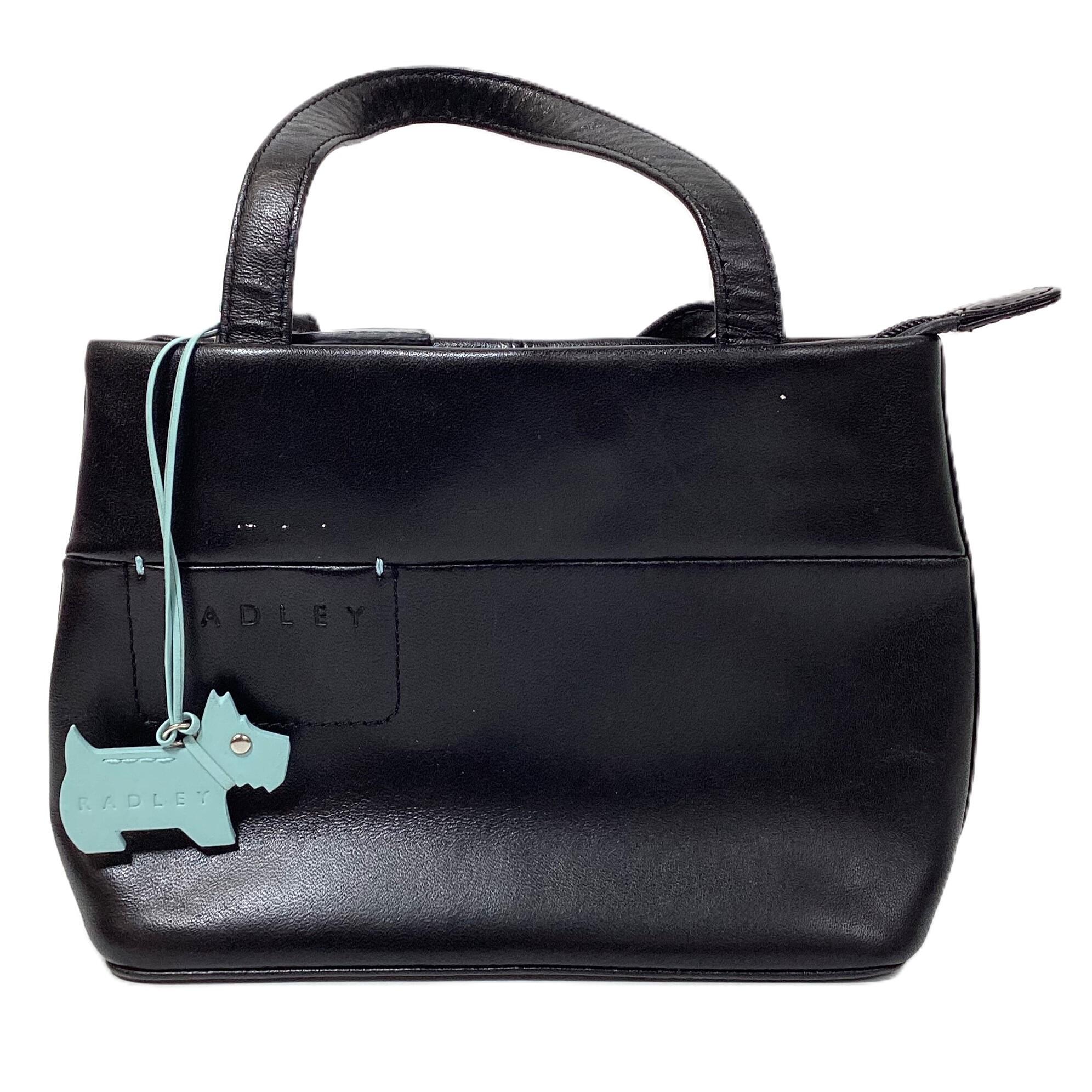 Radley black leather purse on sale