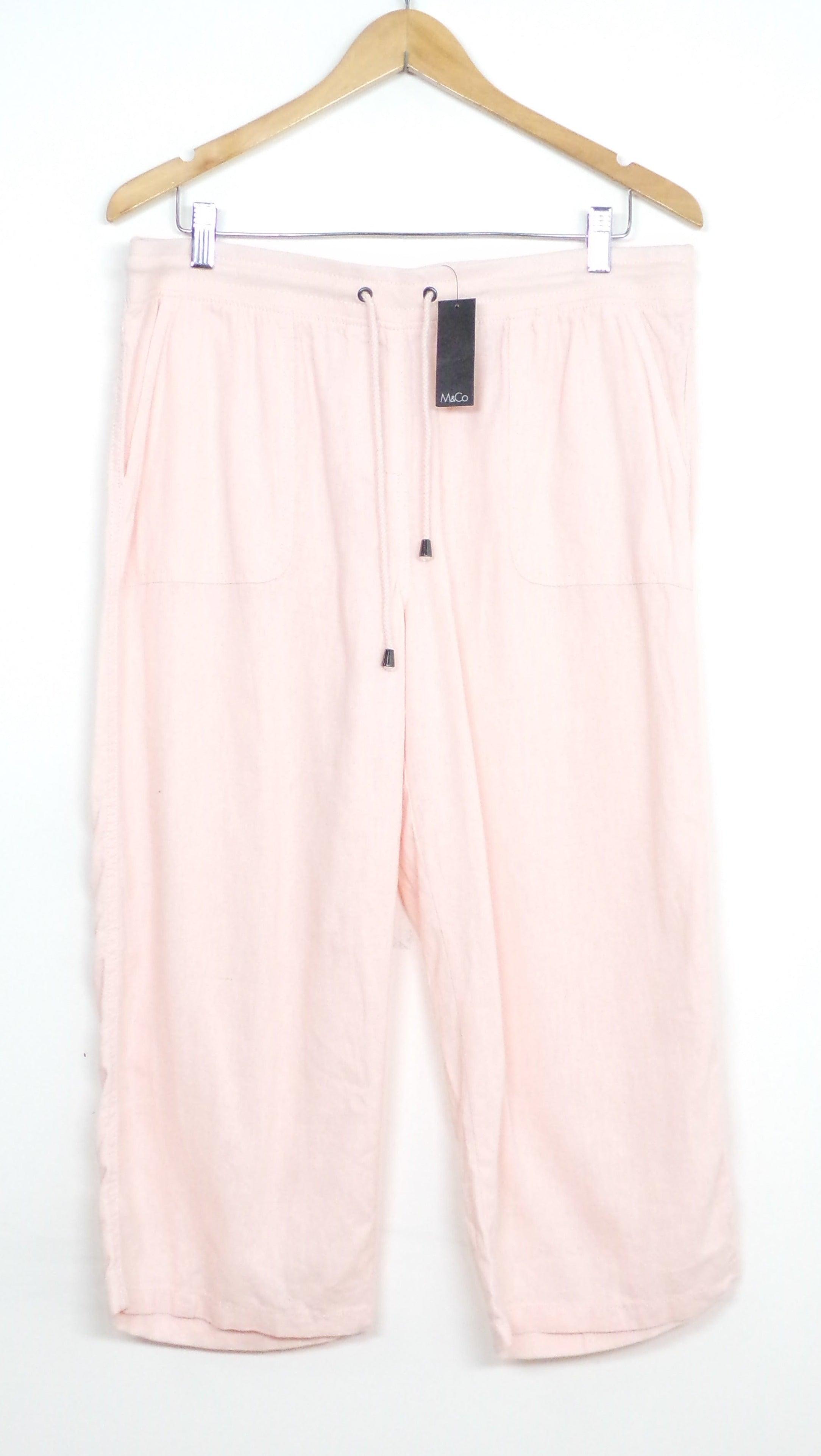 Lana ribbed flared trousers | Pink | Boux Avenue UK