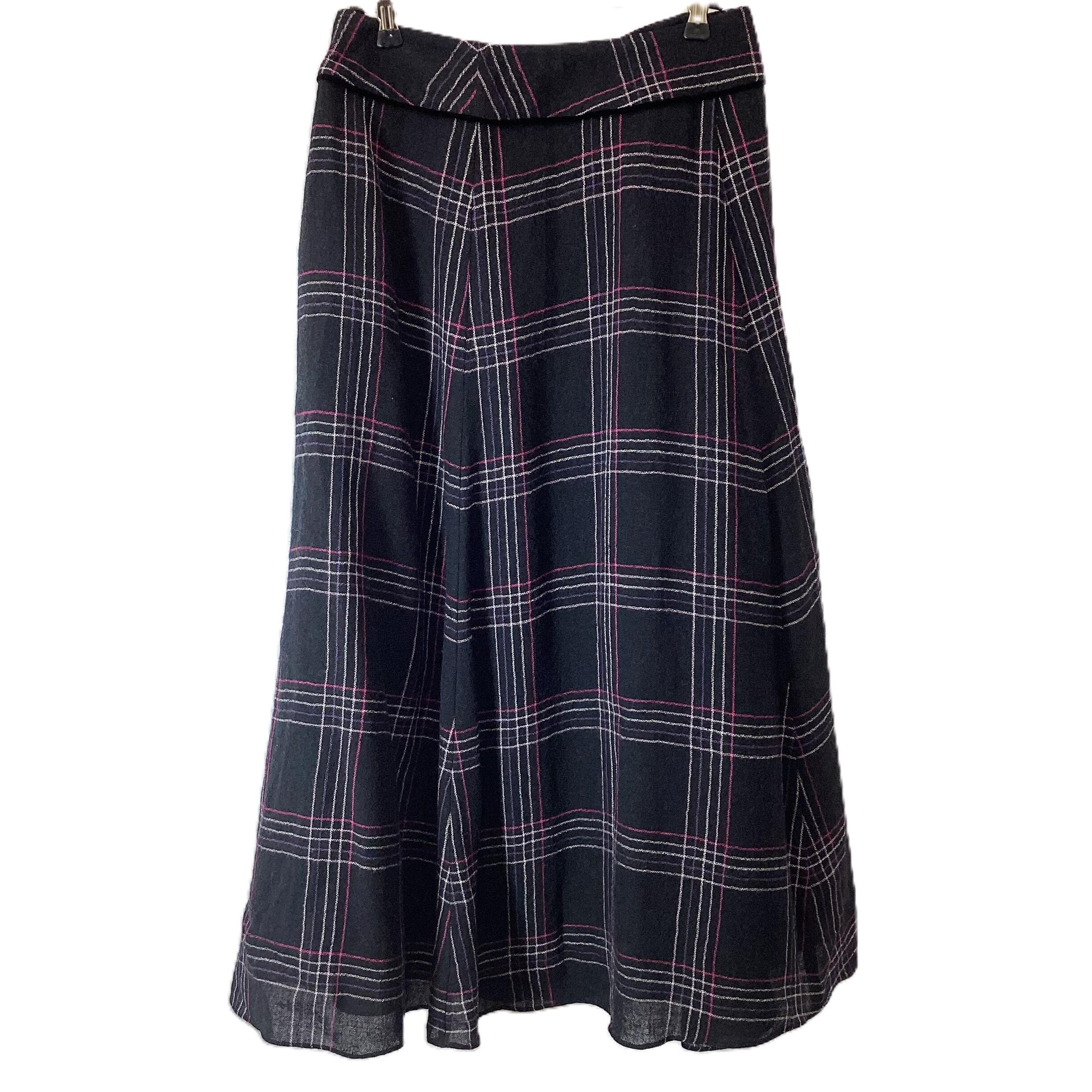 Plaid maxi skirt uk best sale