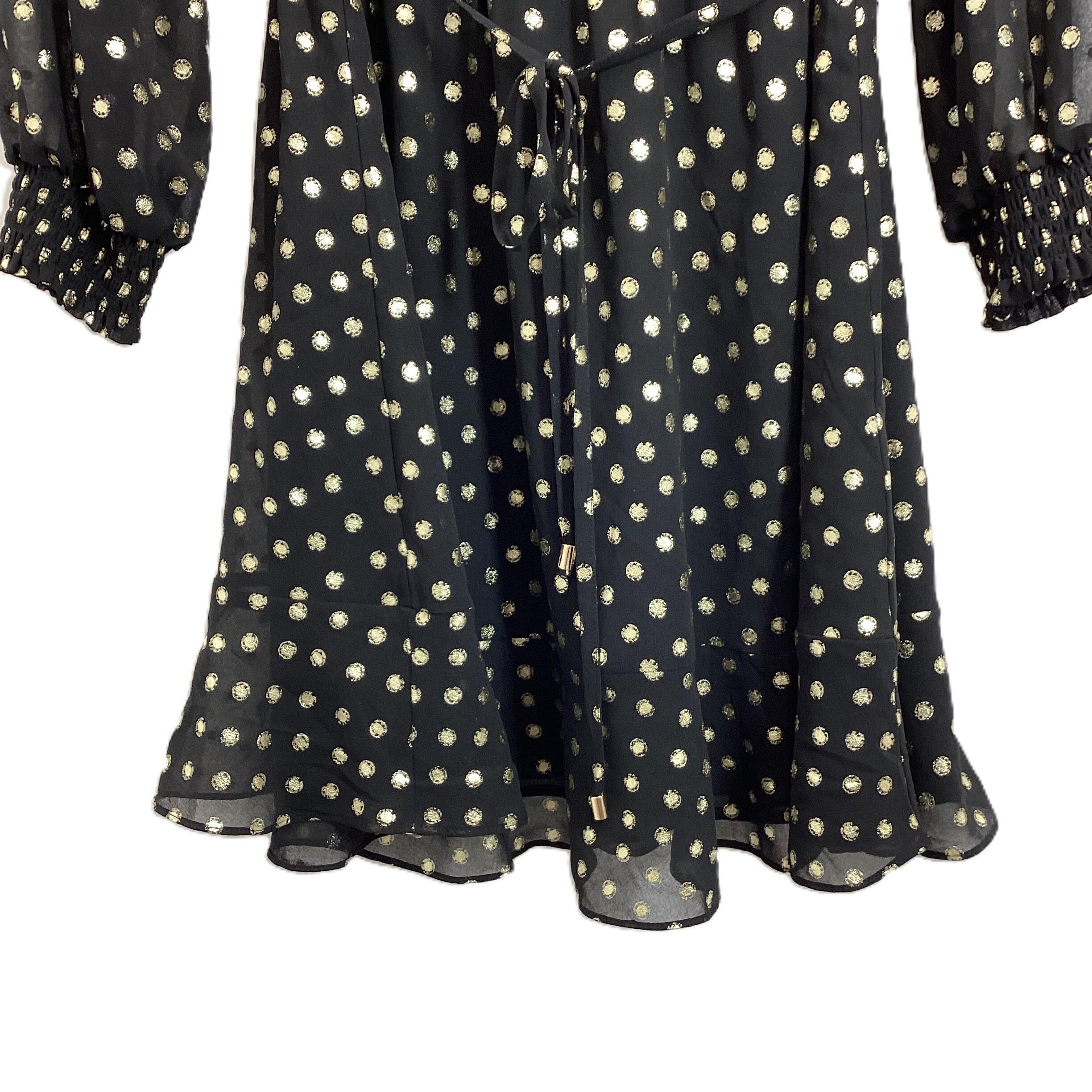 Oasis black polka dot dress hotsell