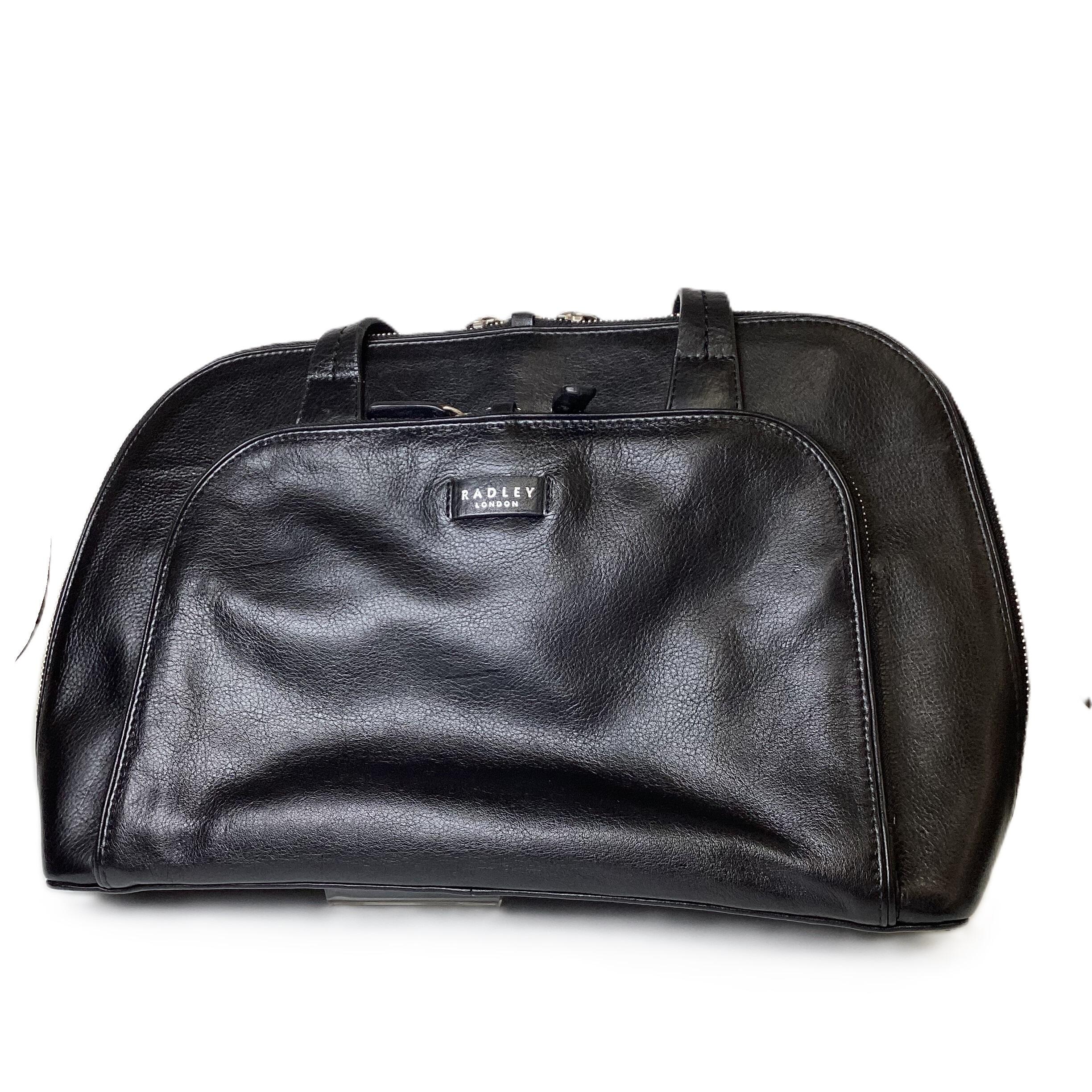 Radley black leather handbag online