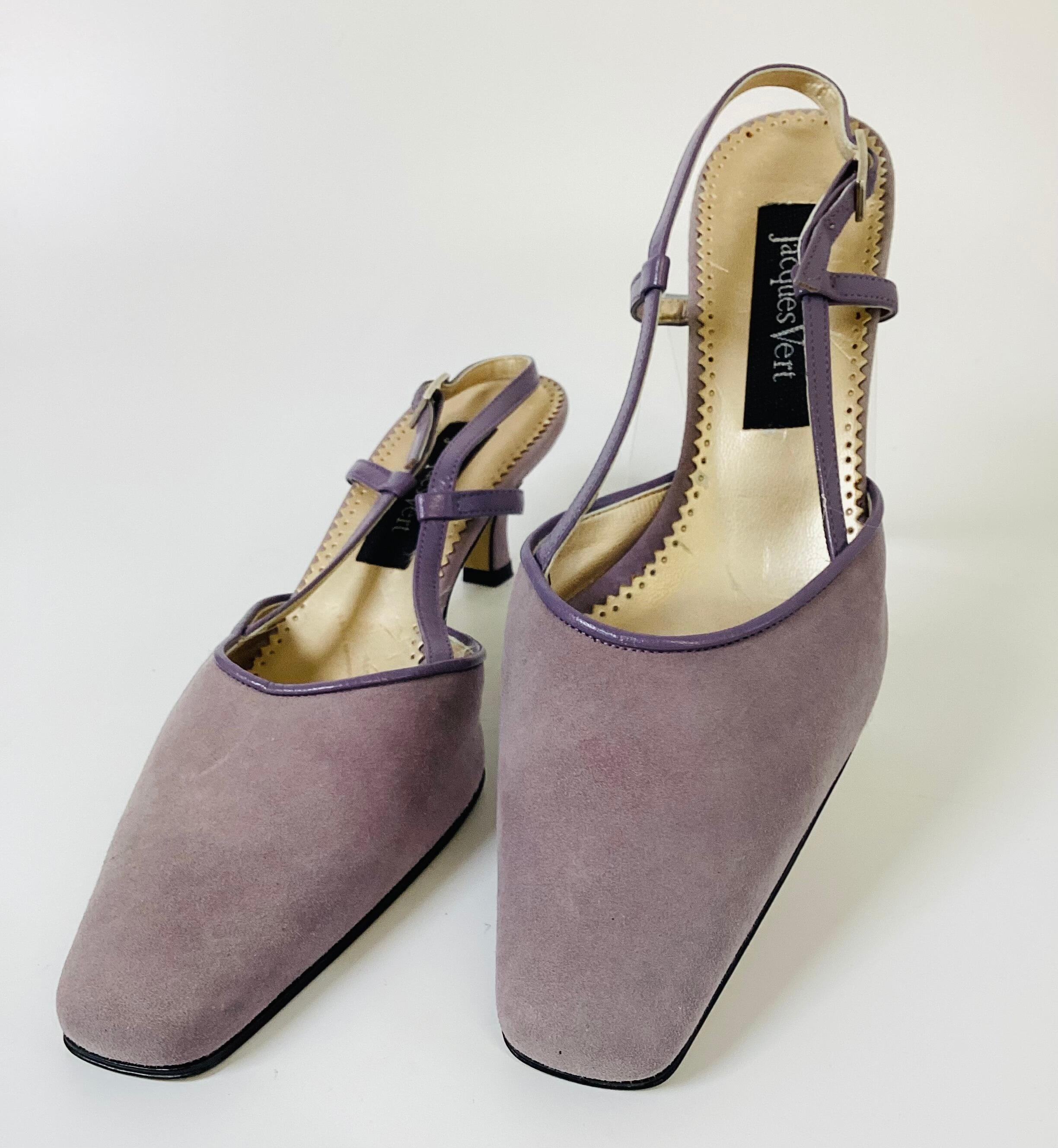 Mauve suede sale heels