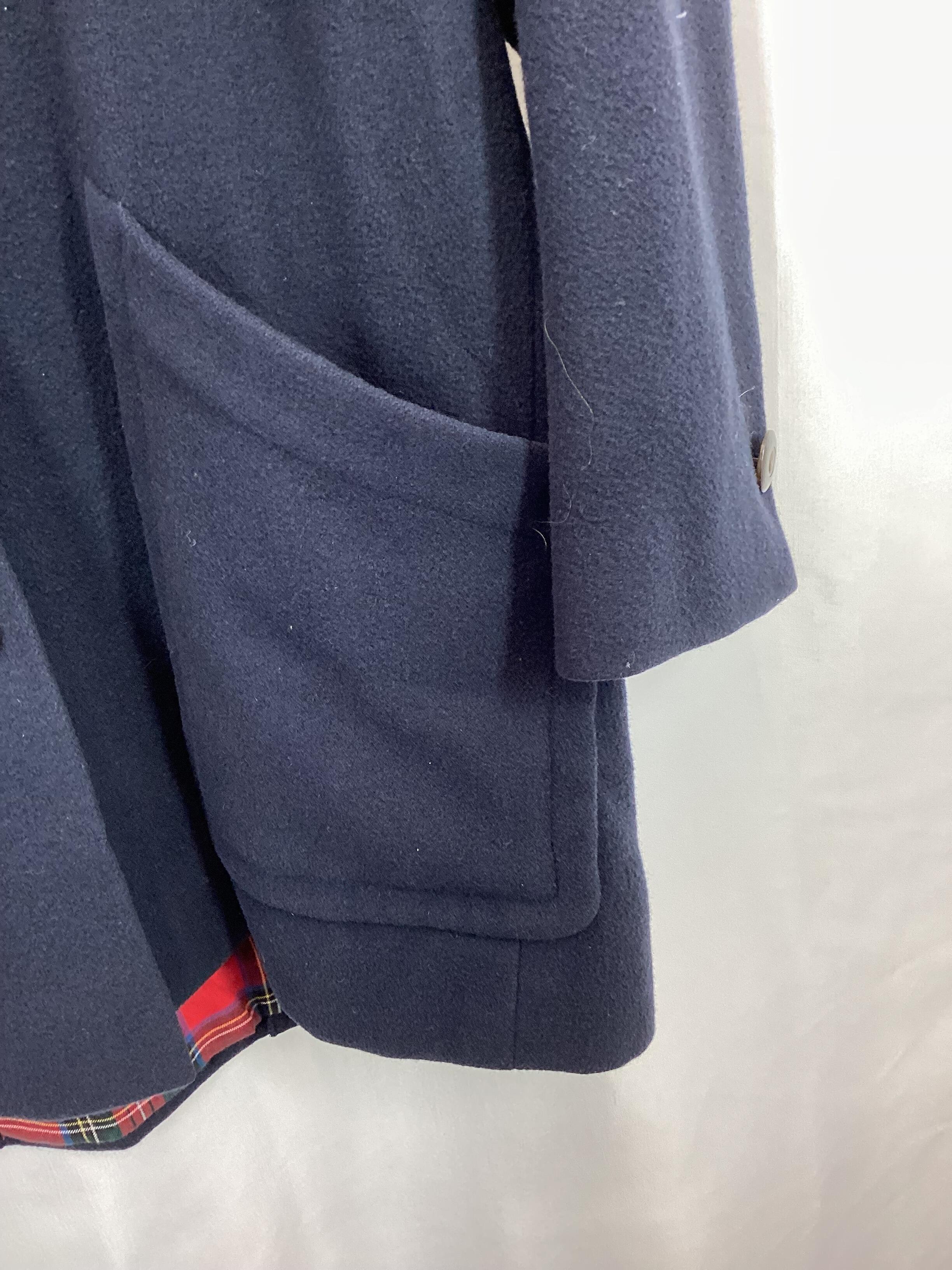 Jaeger navy outlet coat