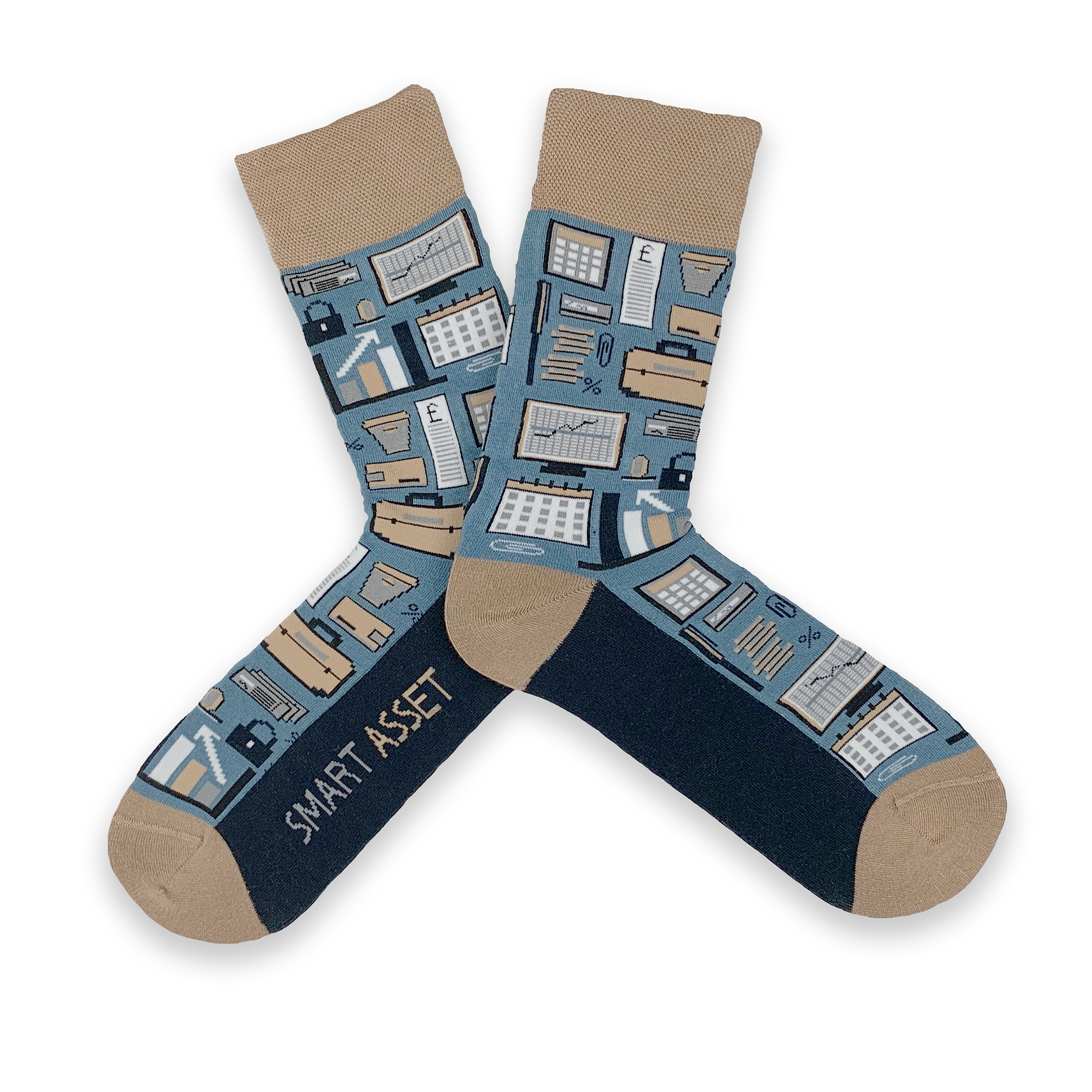 Funny accountant, business owner themed bamboo socks