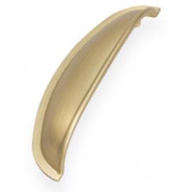 Windsor Shell Handle (Satin Brass)