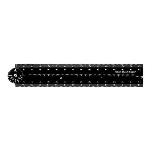 Midori Multi Ruler 30cm - Black