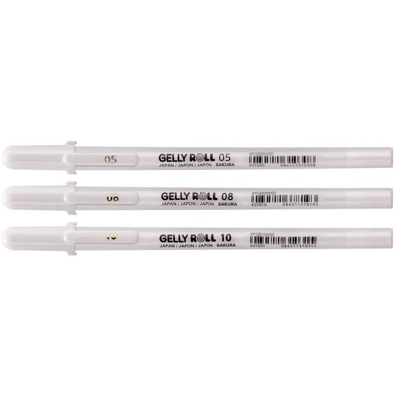 Sakura Gelly Roll - Bright White - Choose line width