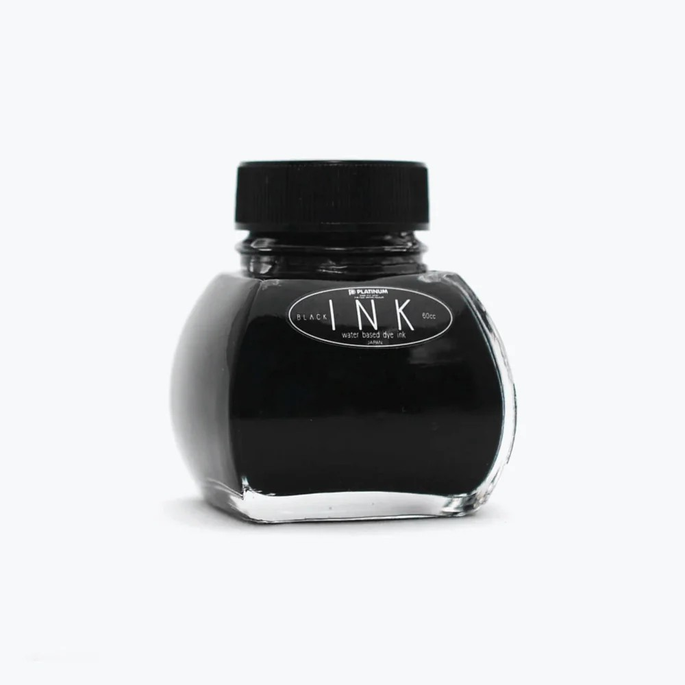 Platinum Fountain Pen Ink Bottle 60ml - Choose colour