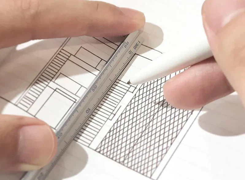 Hightide Penco's Drafting Scale Ruler
