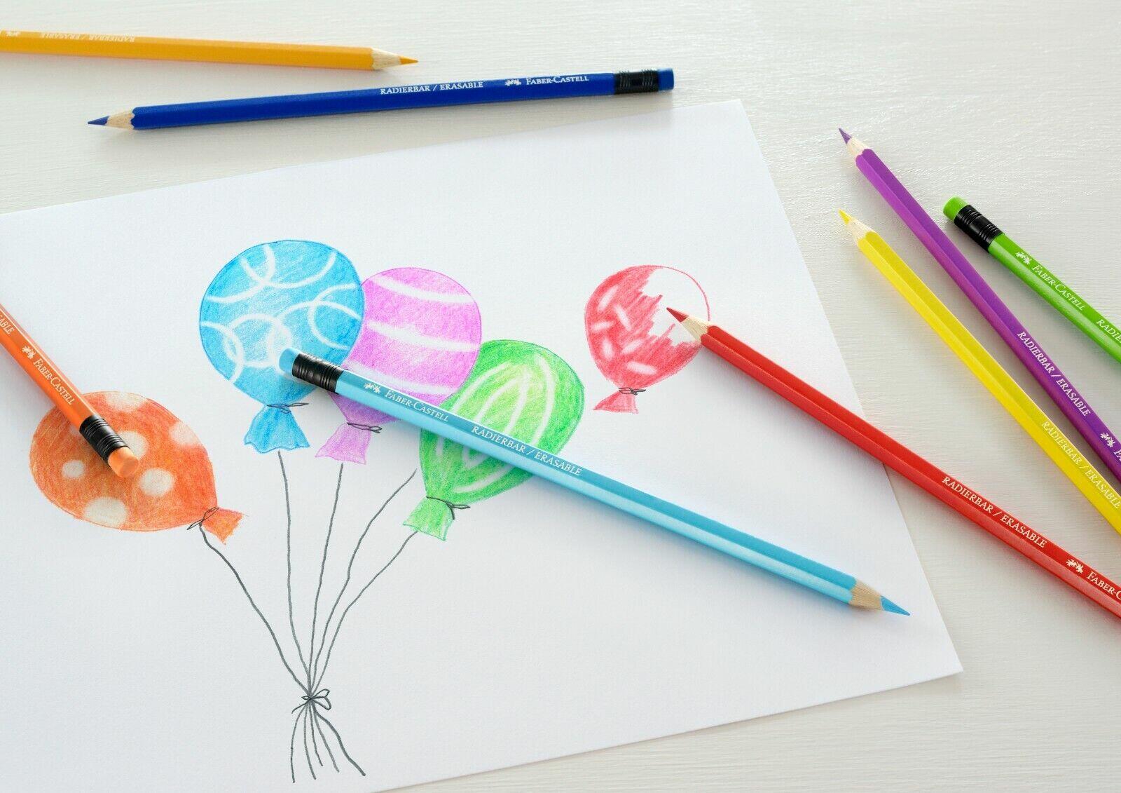 FaberCastell Erasable pencils, Pack of 12