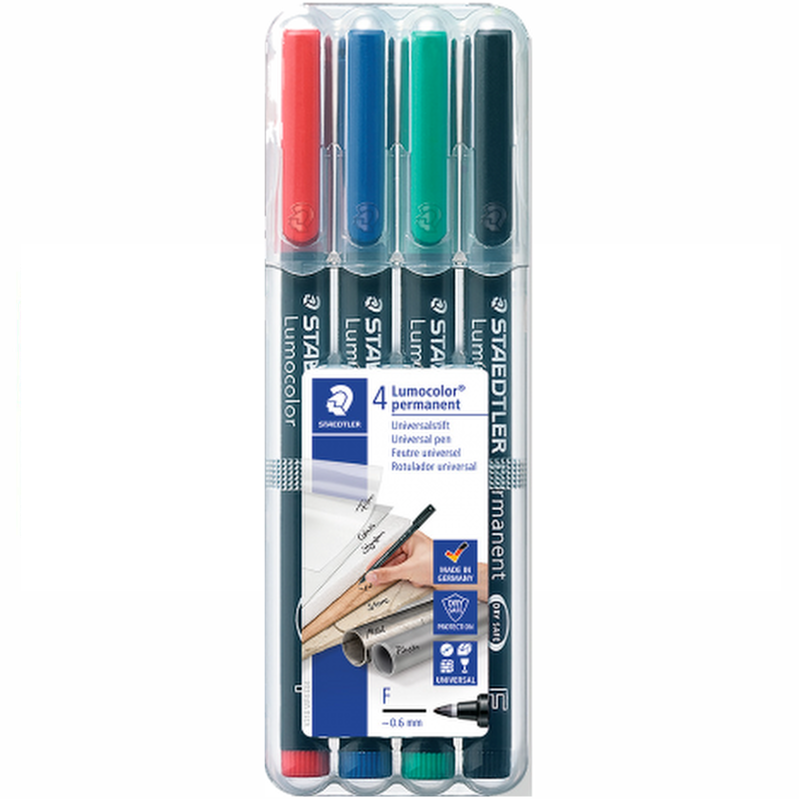 Staedtler Lumocolor Wallet of 4 colours