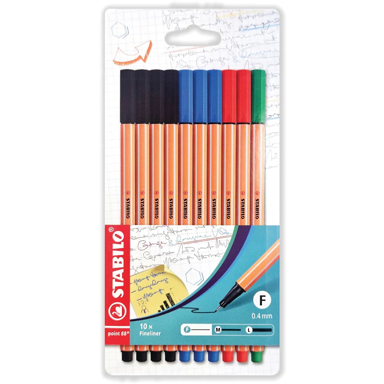 Fineliner - STABILO point 88 Mini - Astuccio da 18 - Colori assortiti