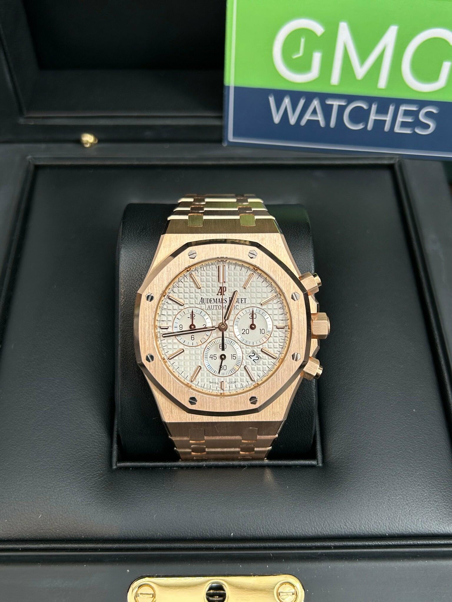 Rose gold audemars piguet royal oak chronograph cheap