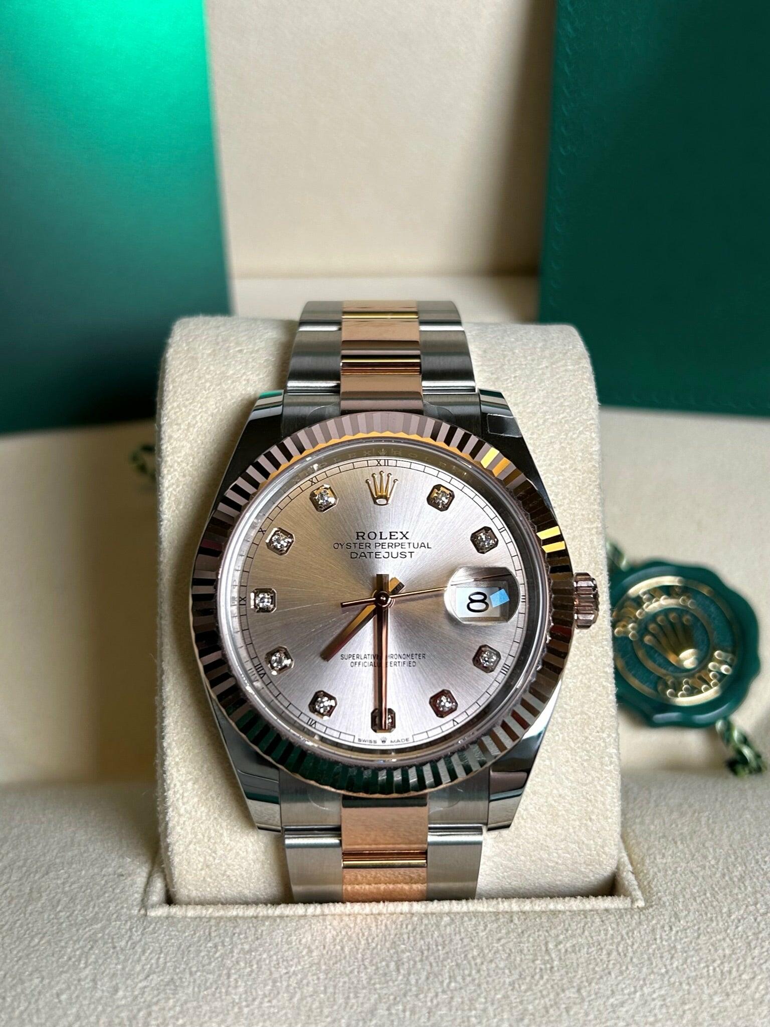 Datejust 41 rose deals
