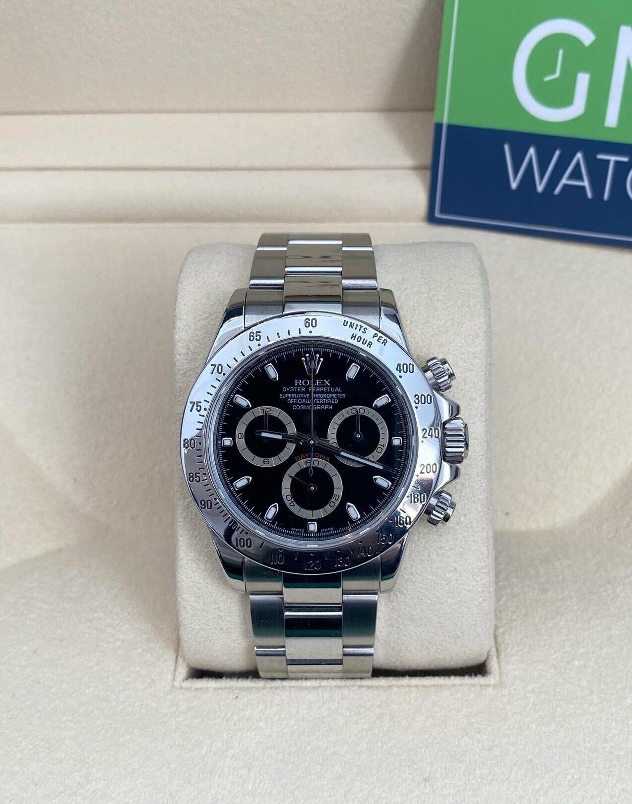 Rolex daytona 116520 black sales