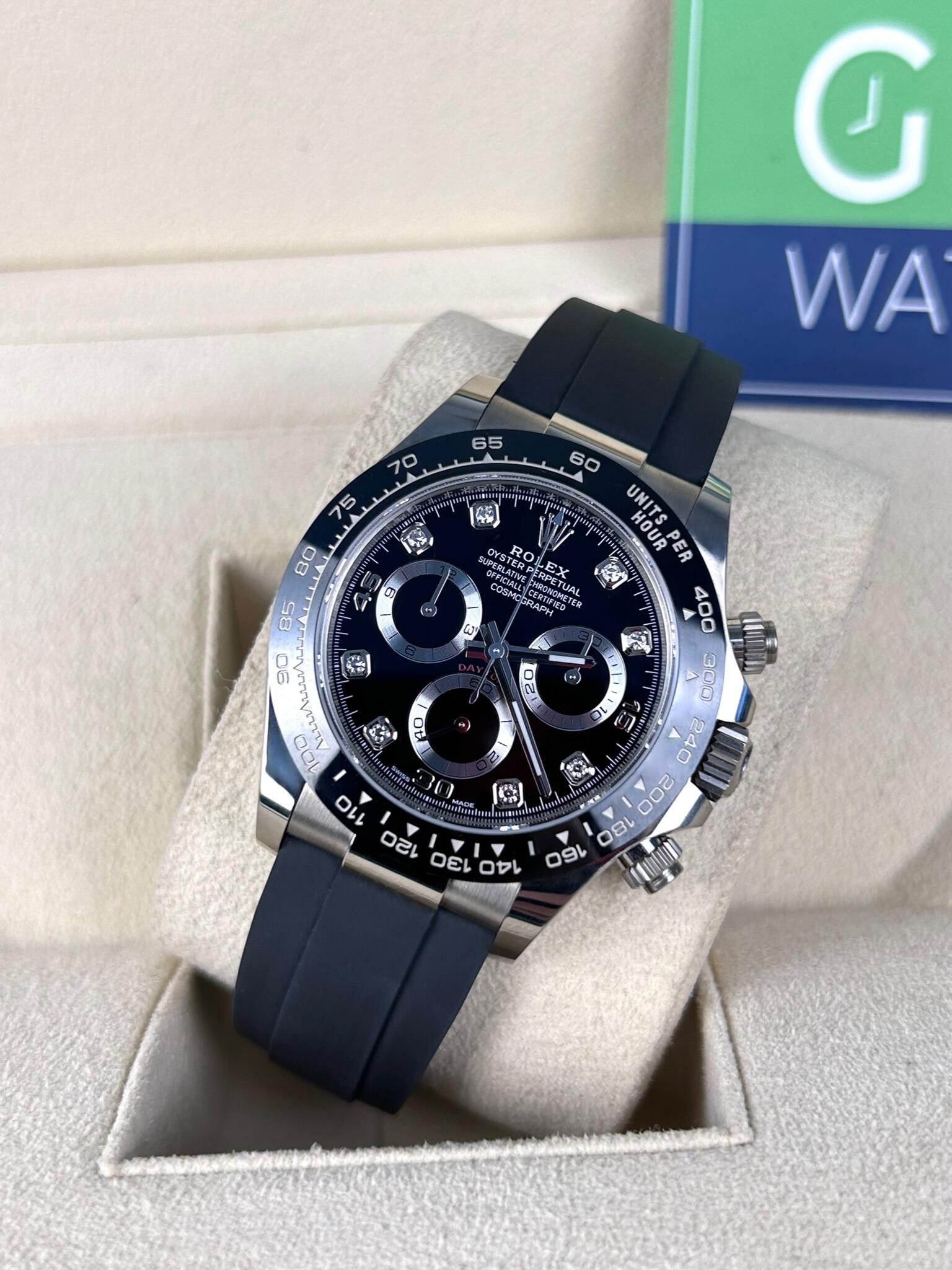 Rolex daytona with rubber strap outlet