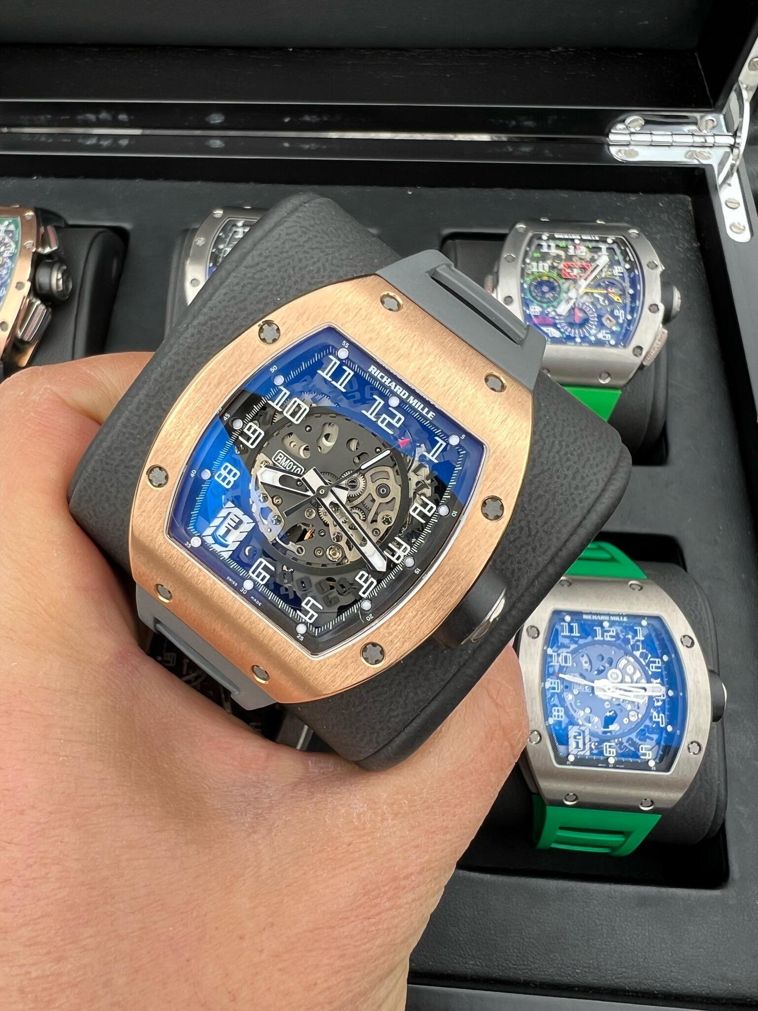 Richard mille gold discount watches