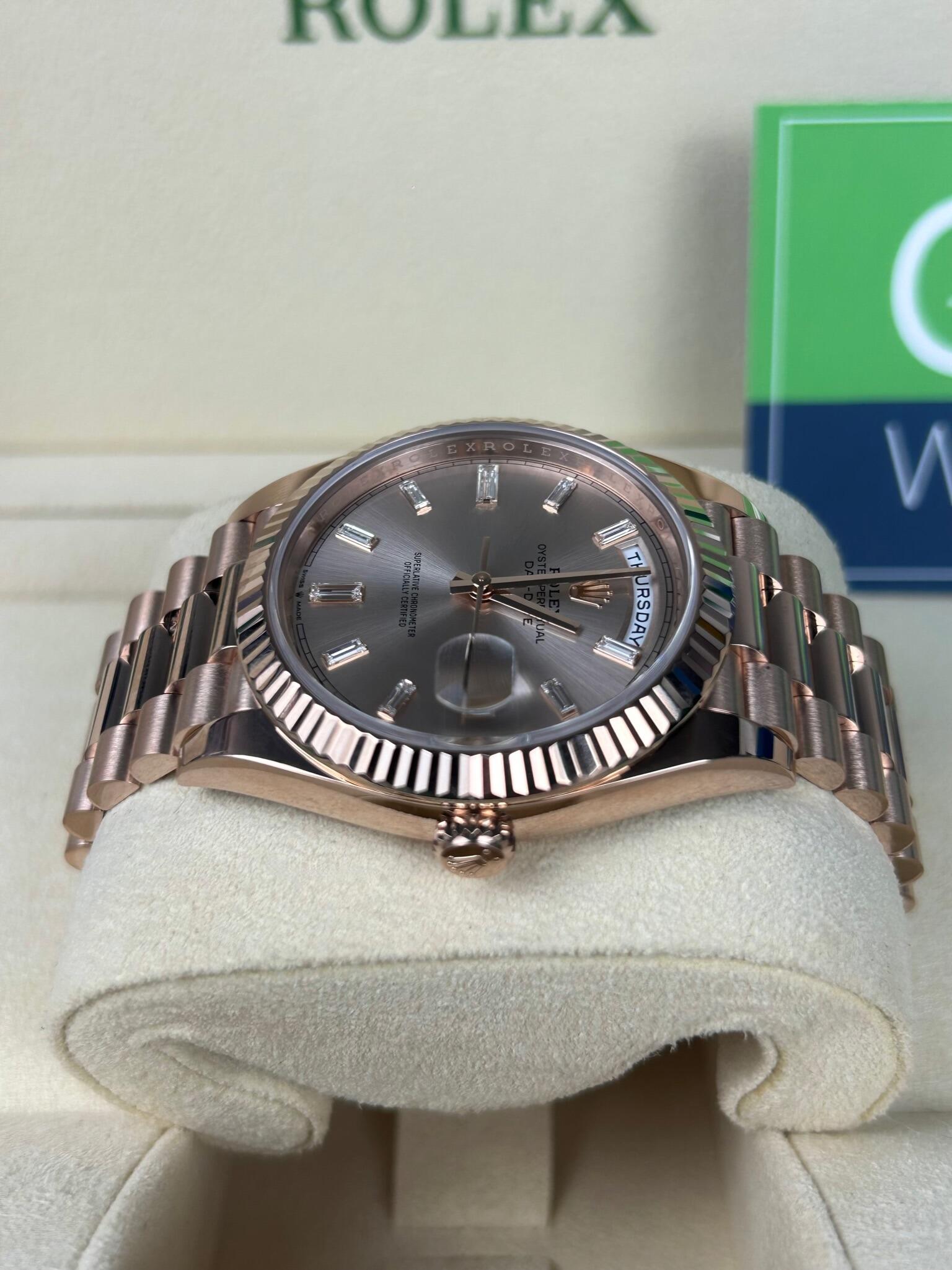 Rolex Day Date 40 228235 Sundust Diamond Dial 2023