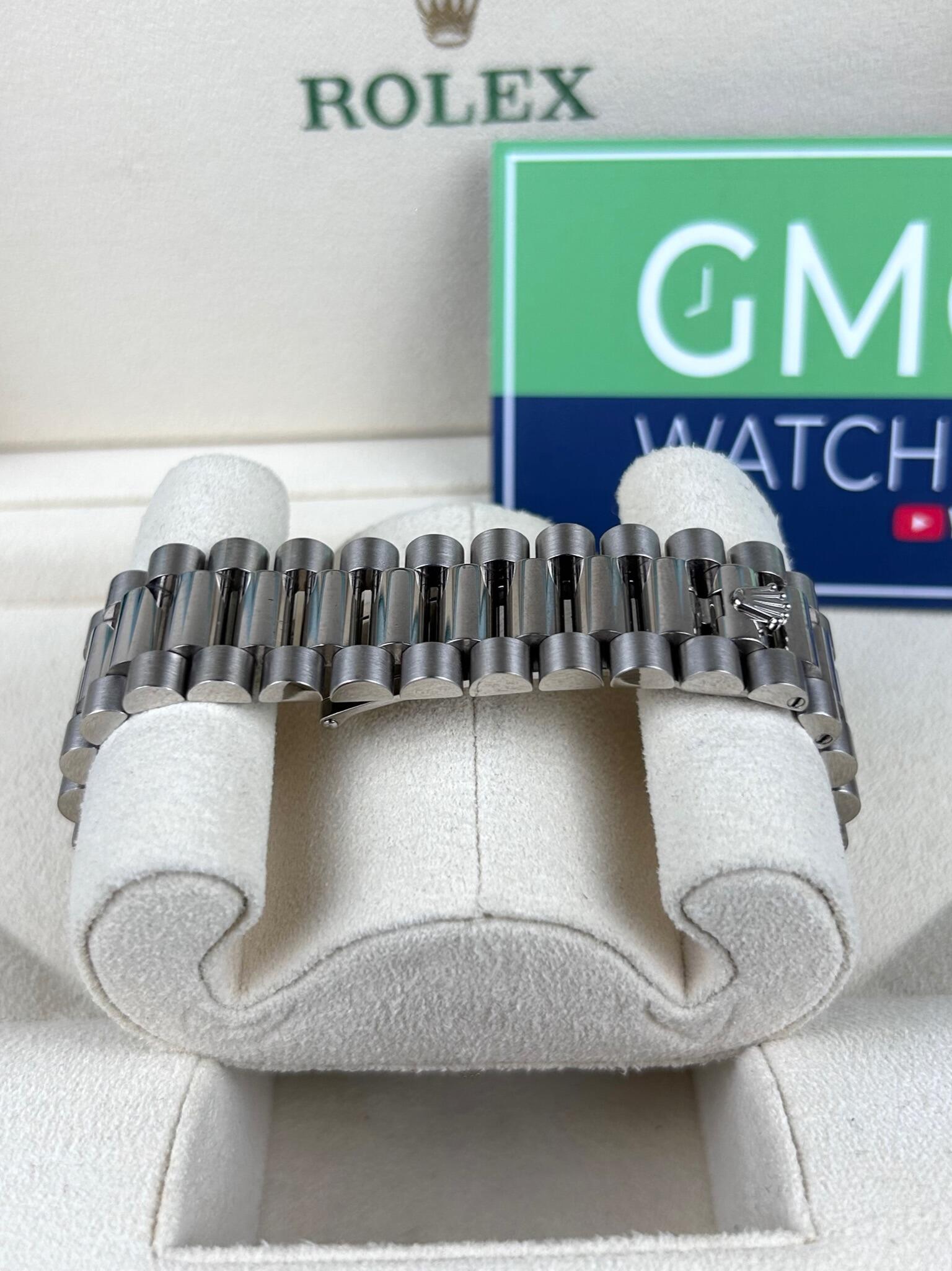 Mens white gold rolex hot sale