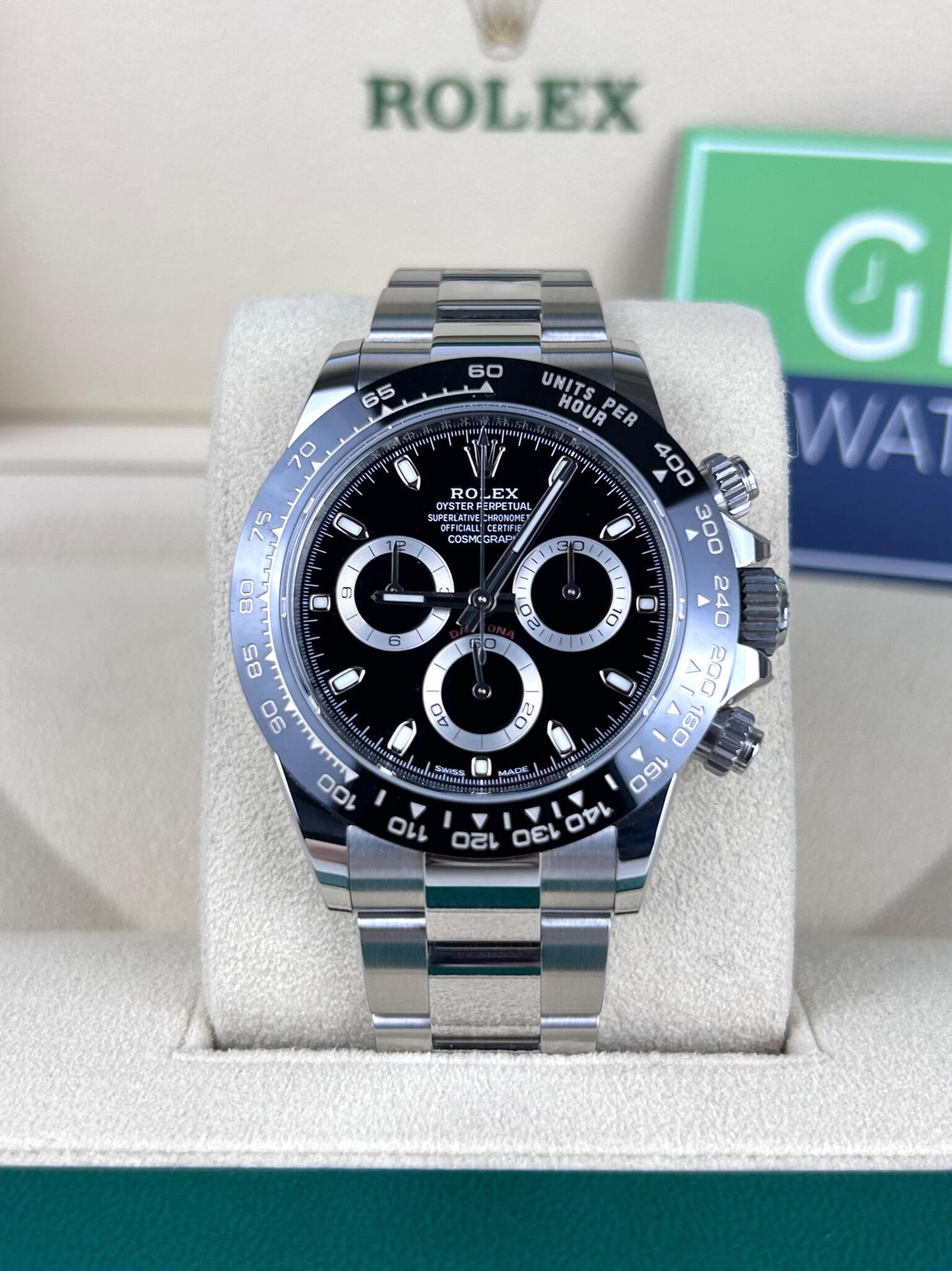 Rolex daytona chronograph online black