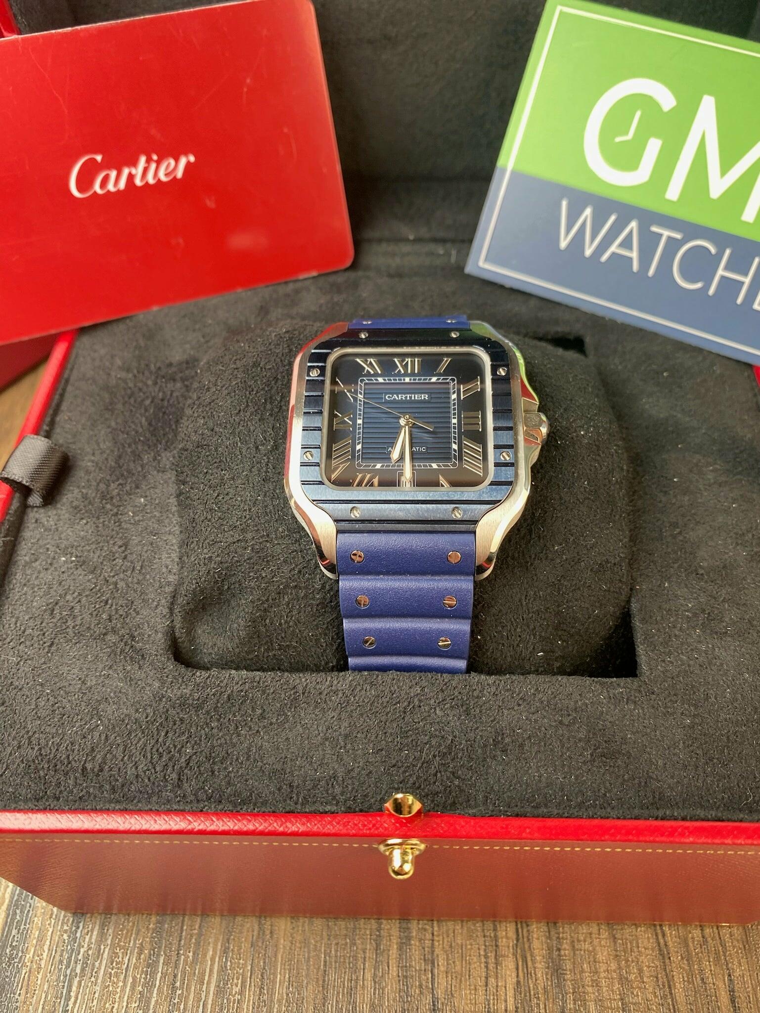 Cartier Santos De Cartier WSSA0048 Blue 2022 Brand New