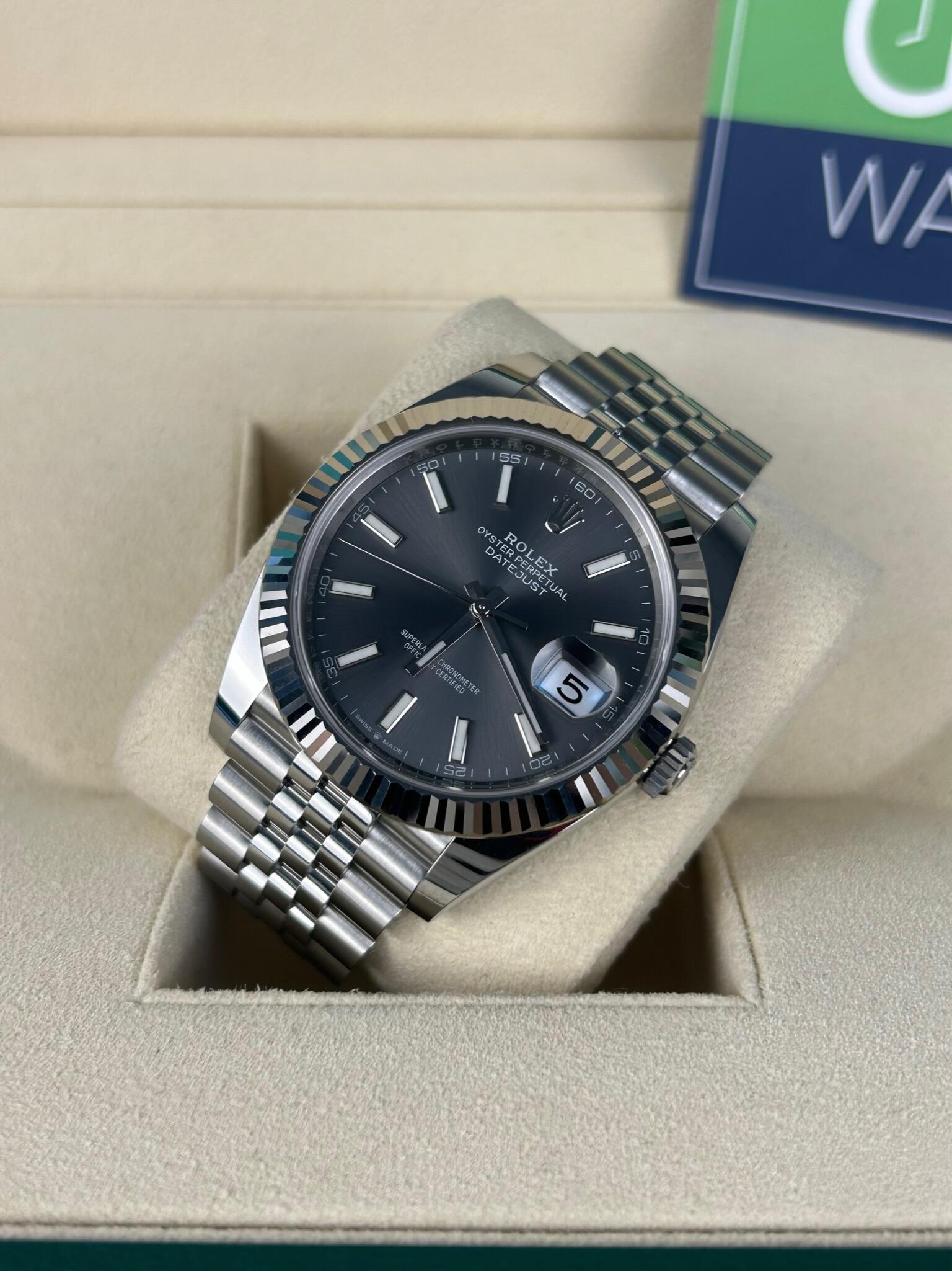 Rolex datejust discount 41 rhodium dial