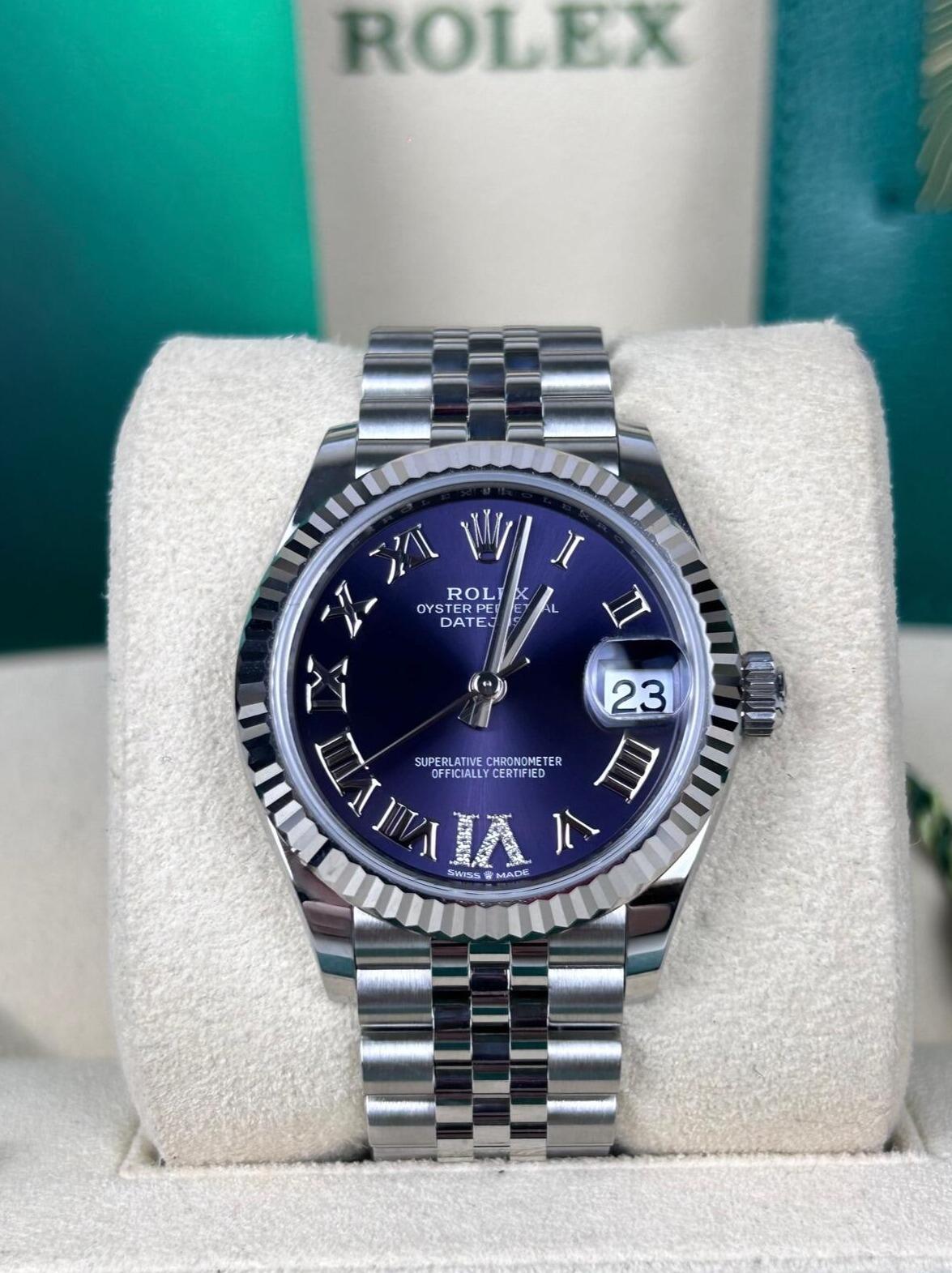 Rolex 2024 purple datejust