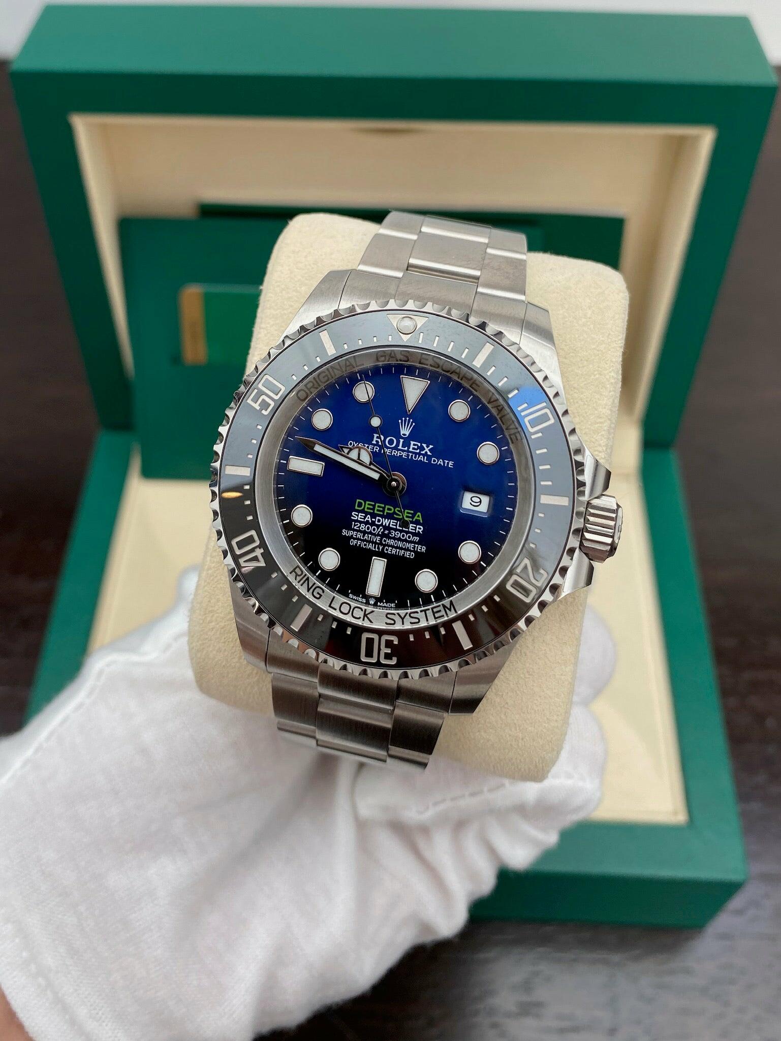 Rolex deep sea sea best sale dweller blue