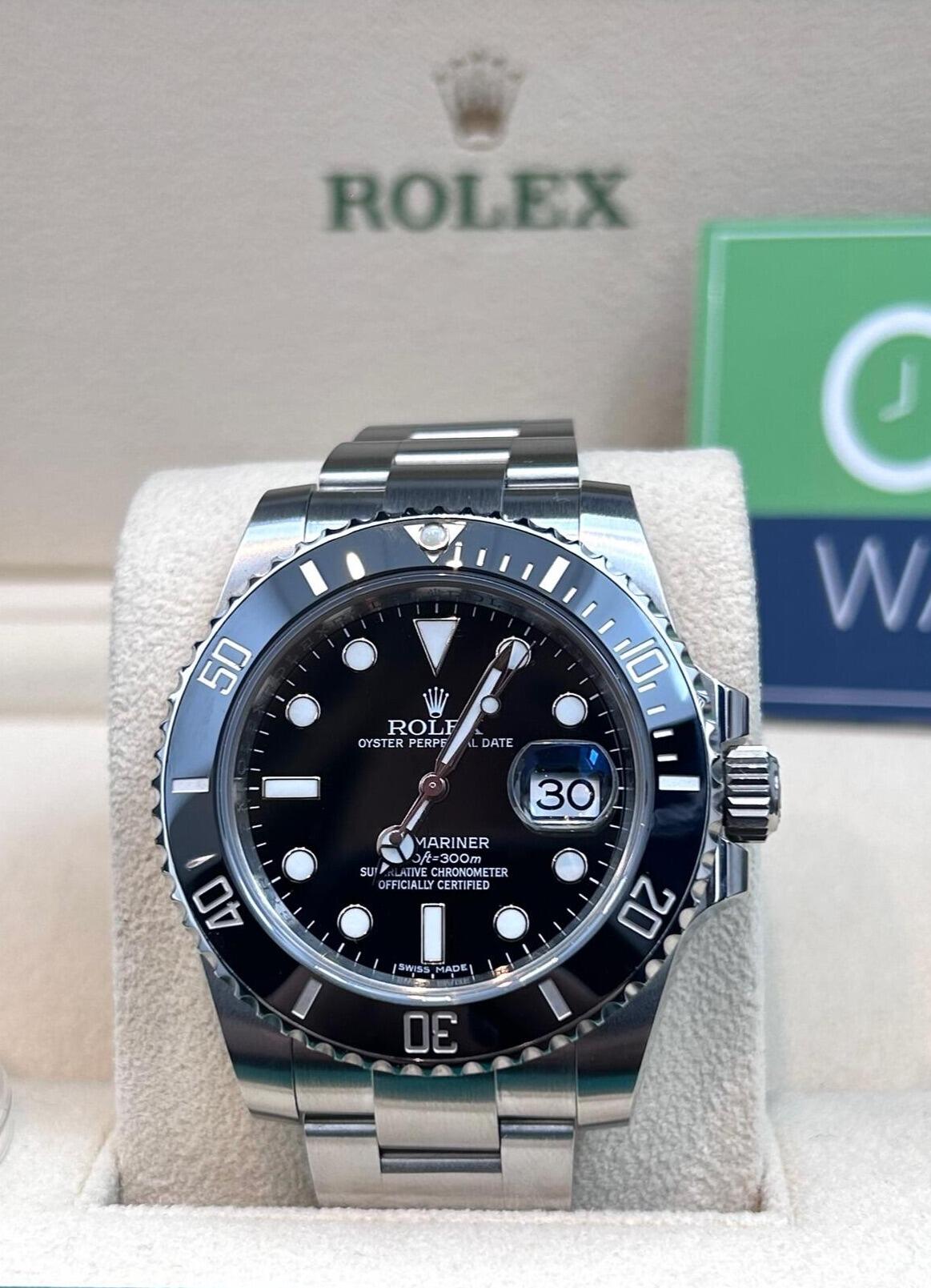 Rolex Submariner Date 40mm 116610LN Black Dial 2015