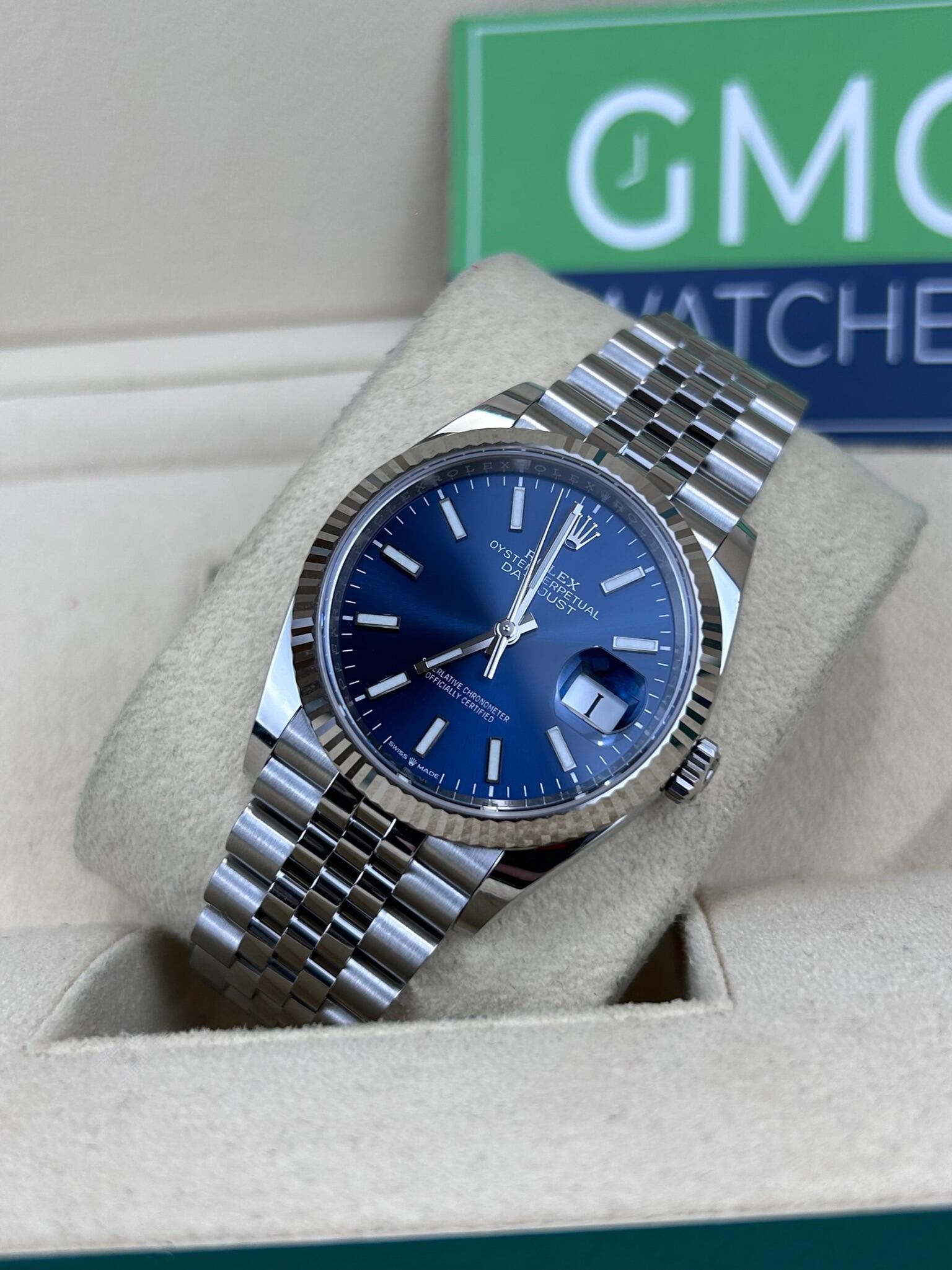 126234 best sale blue dial