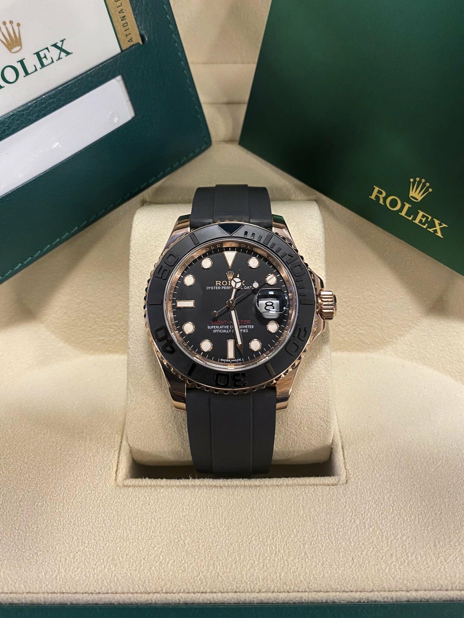 Yacht master rose discount gold