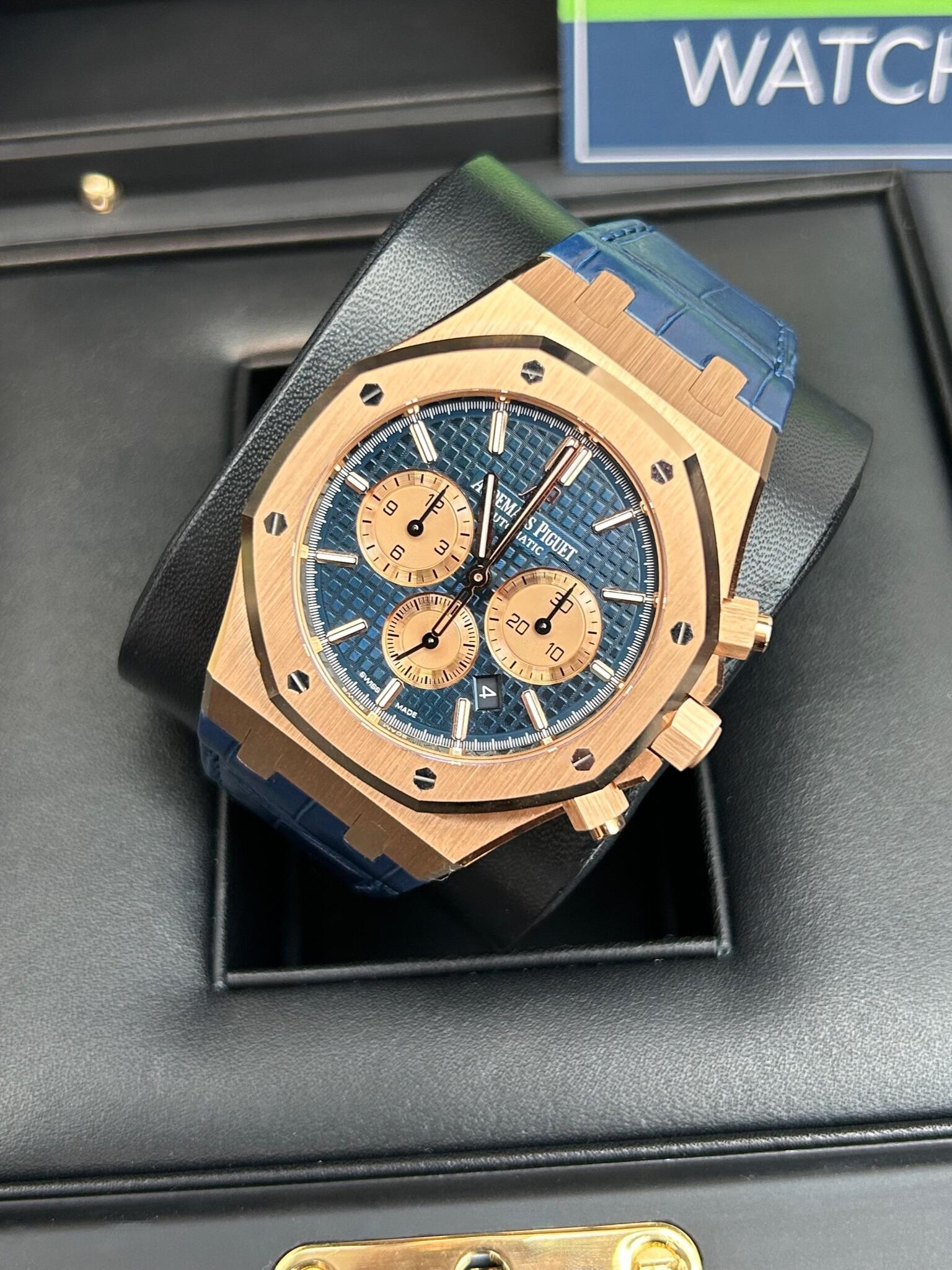 Audemars Piguet 26331OR Royal Oak Rose Gold Leather Strap 2022