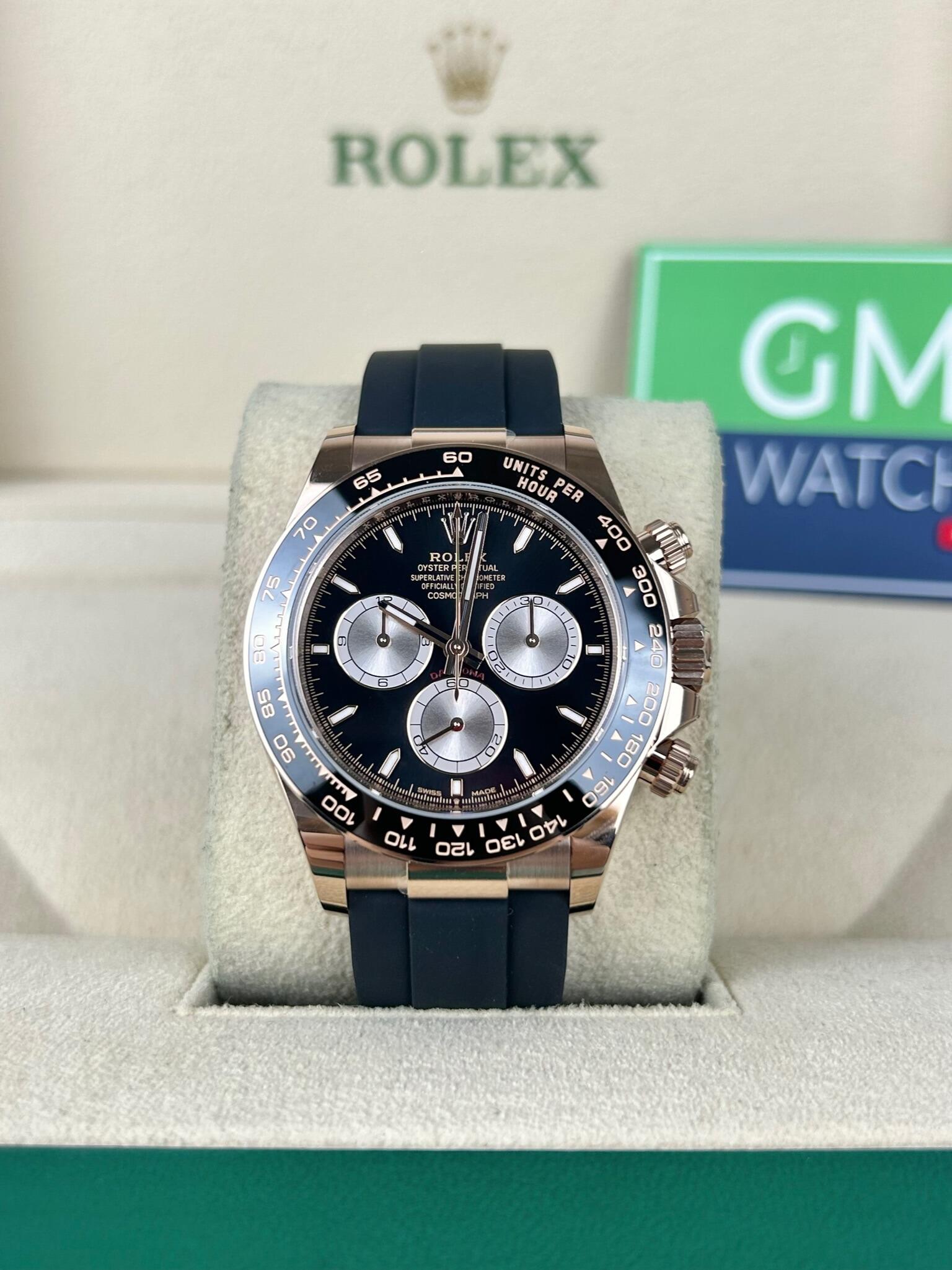 Rose gold oysterflex outlet daytona