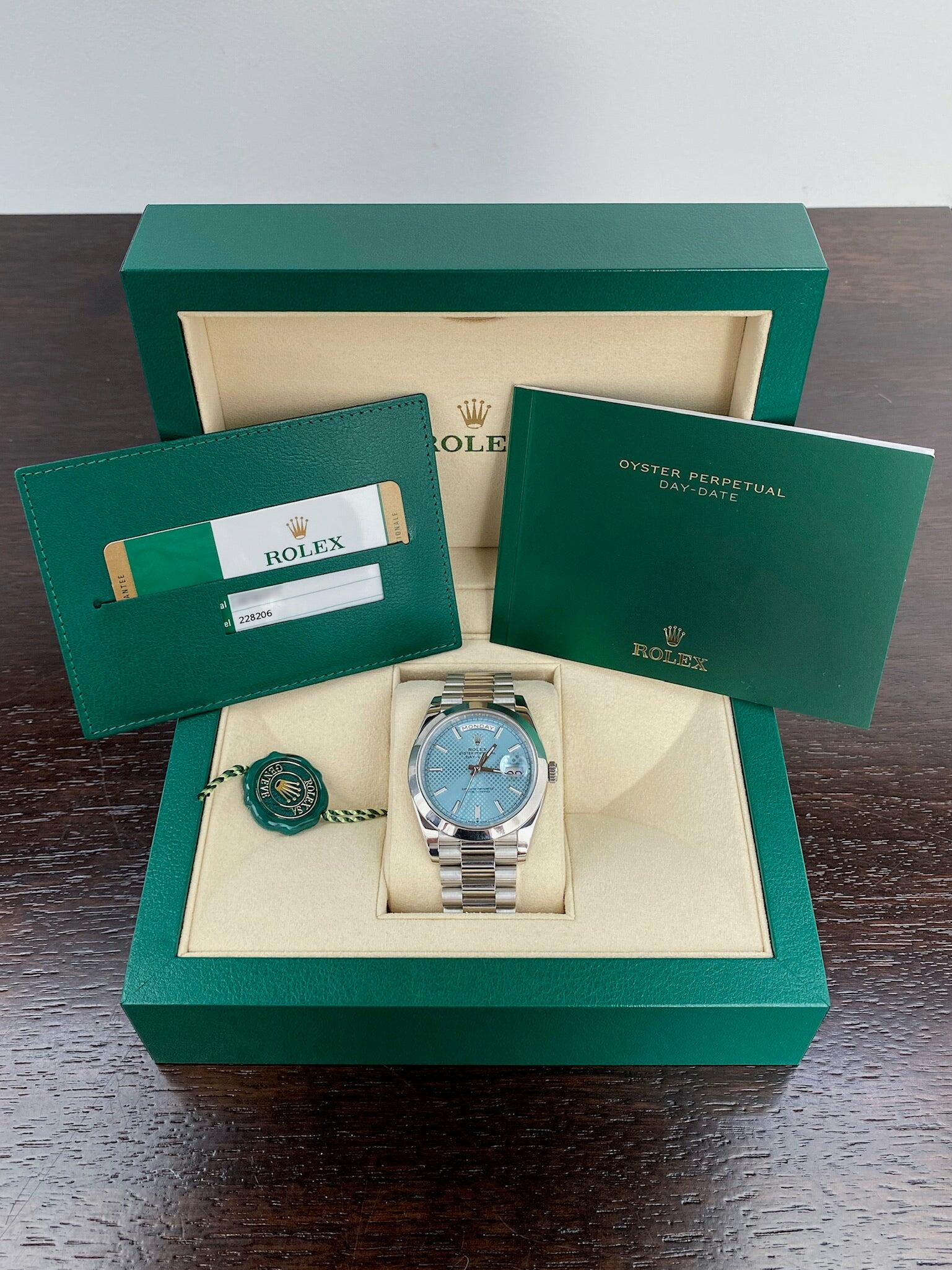 Rolex platinum online watch