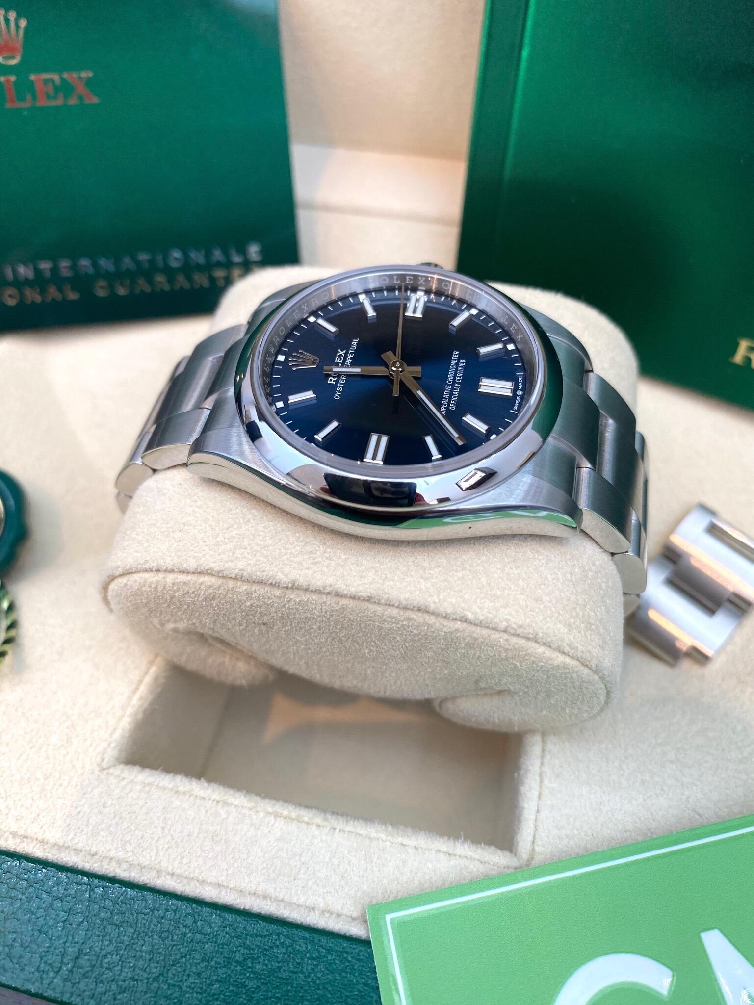 36mm oyster perpetual online blue