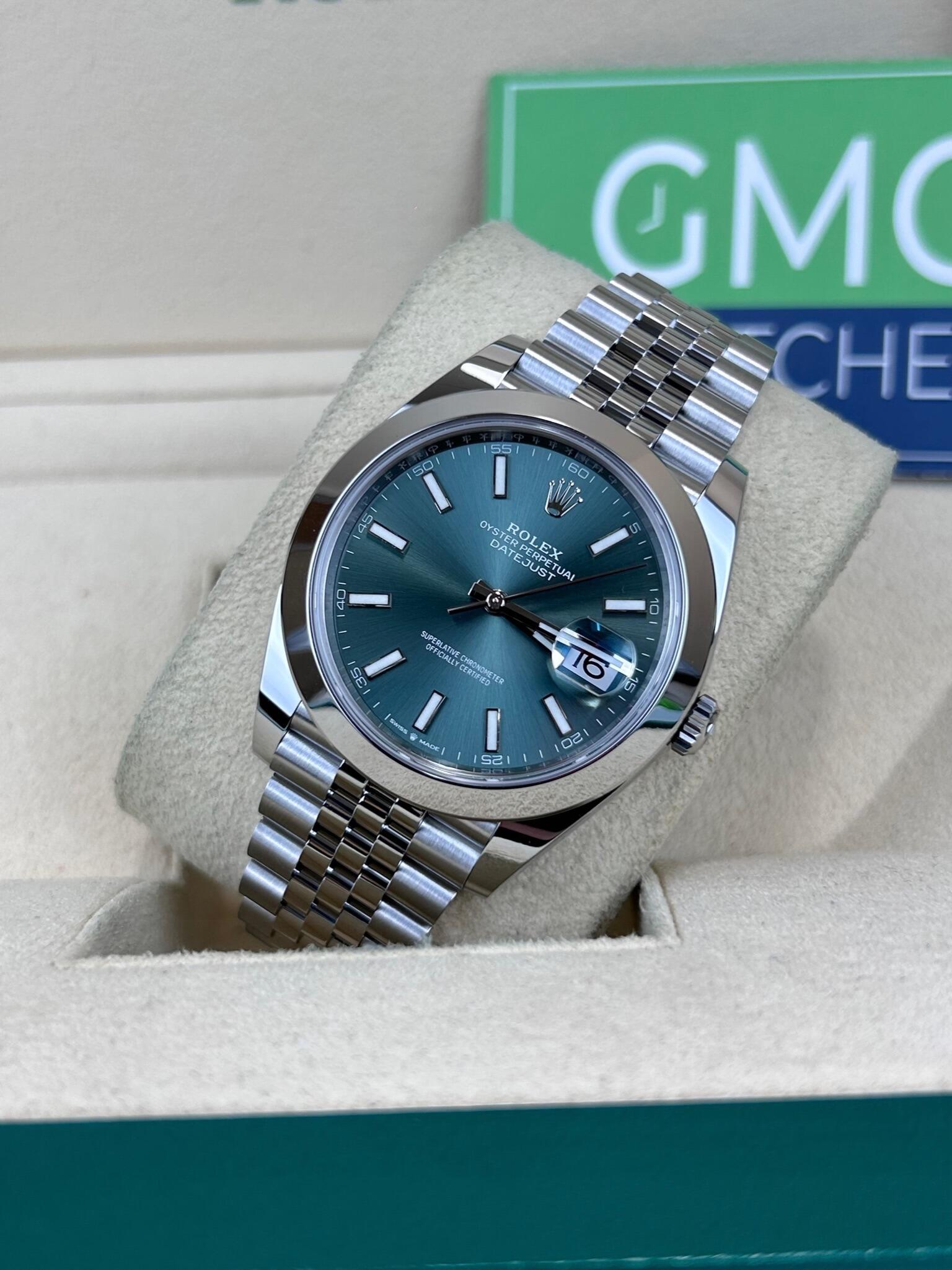 Datejust on sale rolex green