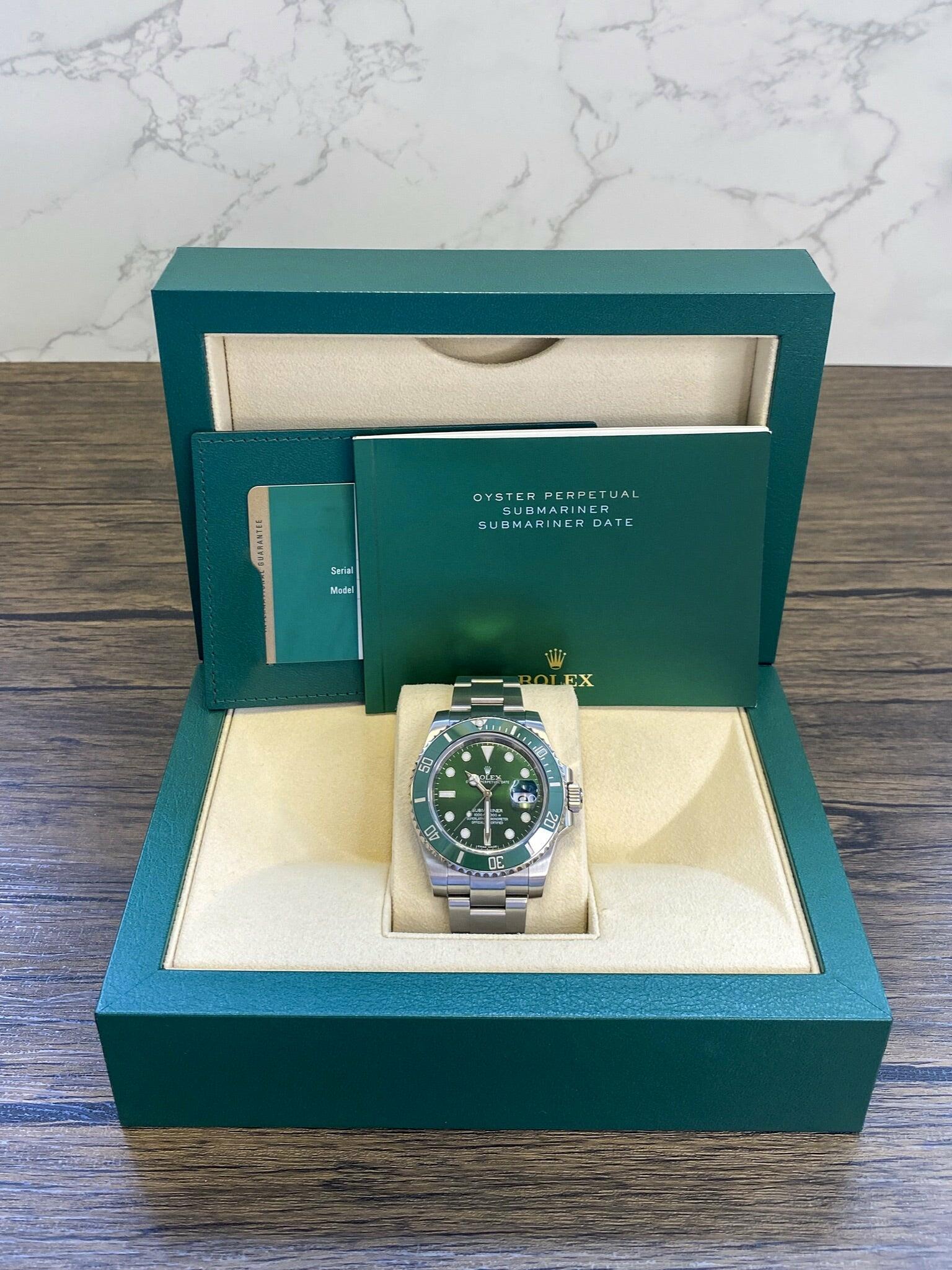 Rolex Submariner Hulk Box And Papers - Green Dial - 2020 116610LV 2020 »  Watches catalog