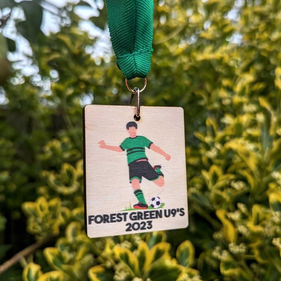 Football Medals - Green