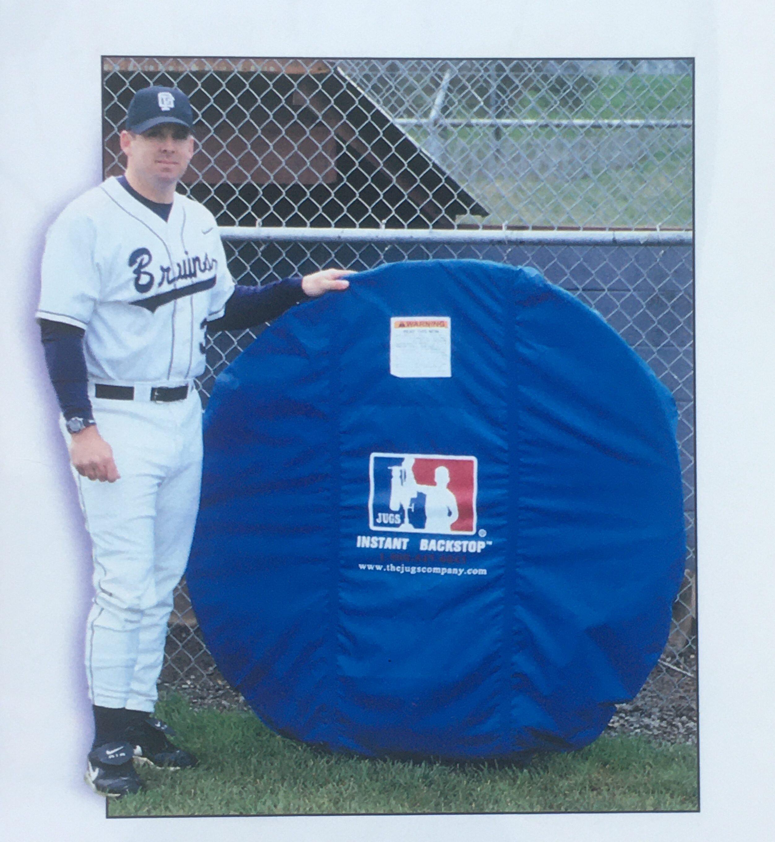 Jugs Instant Backstop batting practice pop-up net