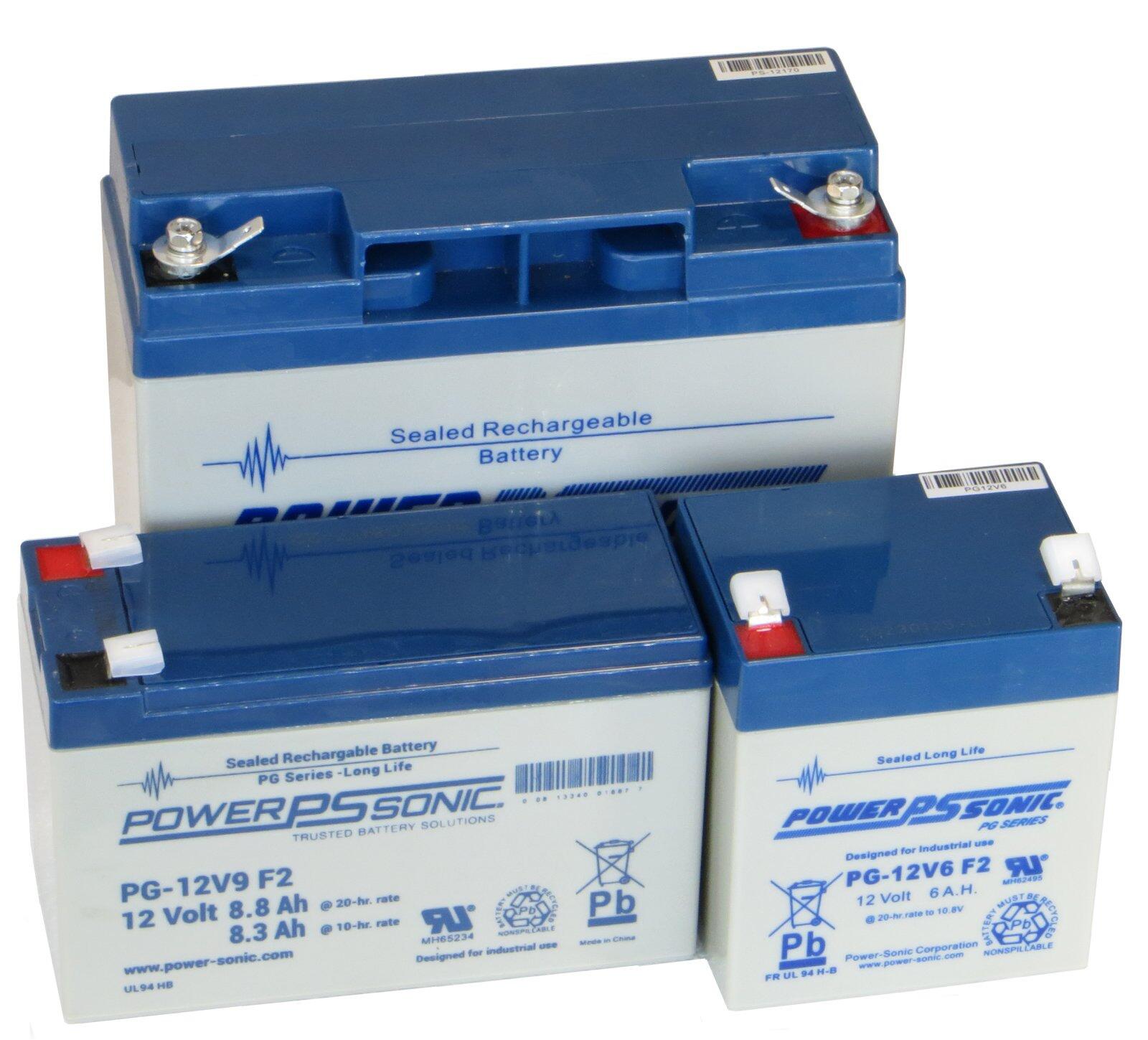 Replacement batteries for tennis ball machines and pickleball machines