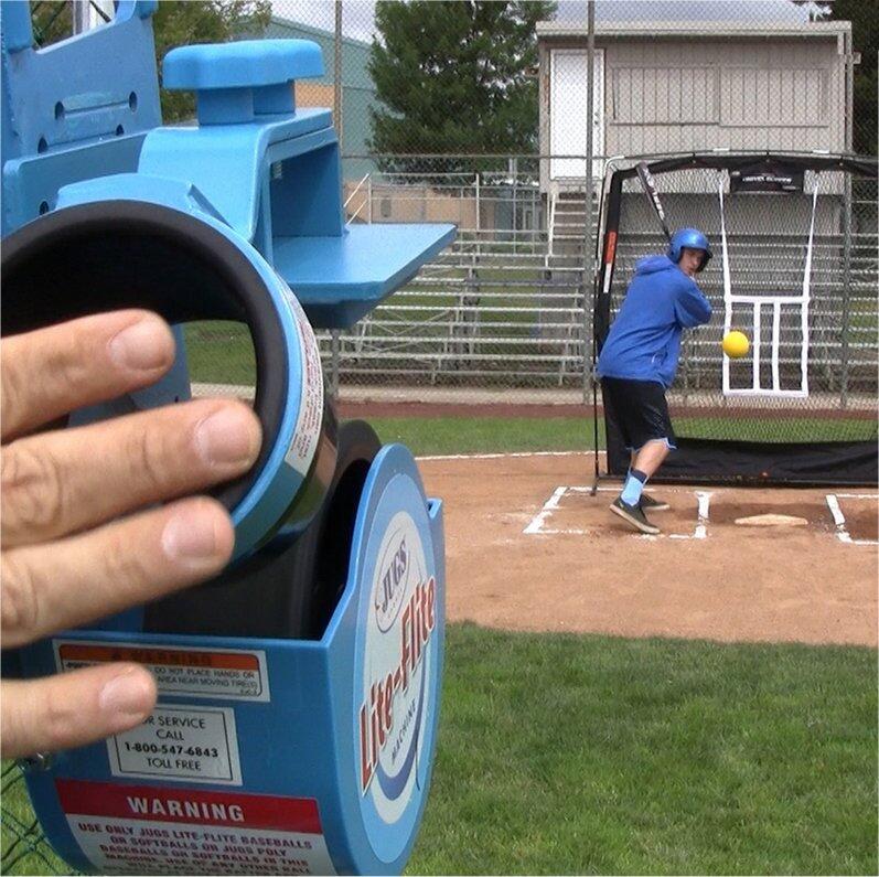 Jugs Lite-Flite Baseball and Softball Pitching Machine