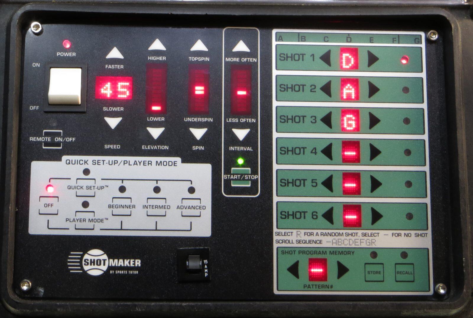 Shotmaker Deluxe Player fully reconditioned