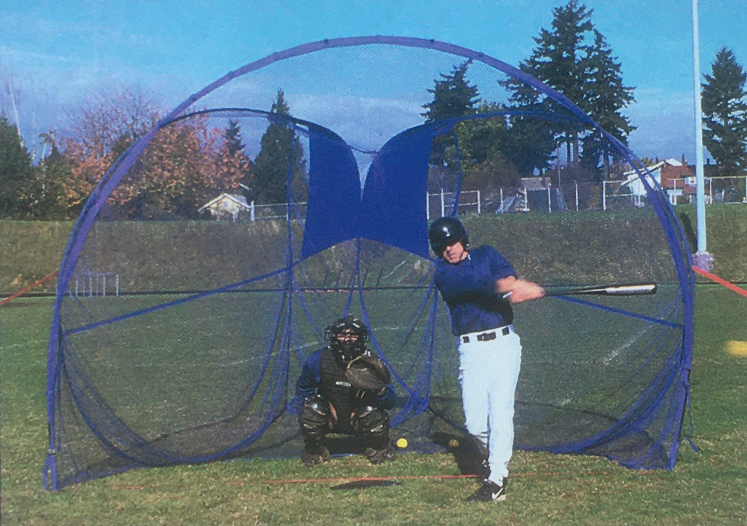 Jugs Instant Backstop batting practice pop-up net